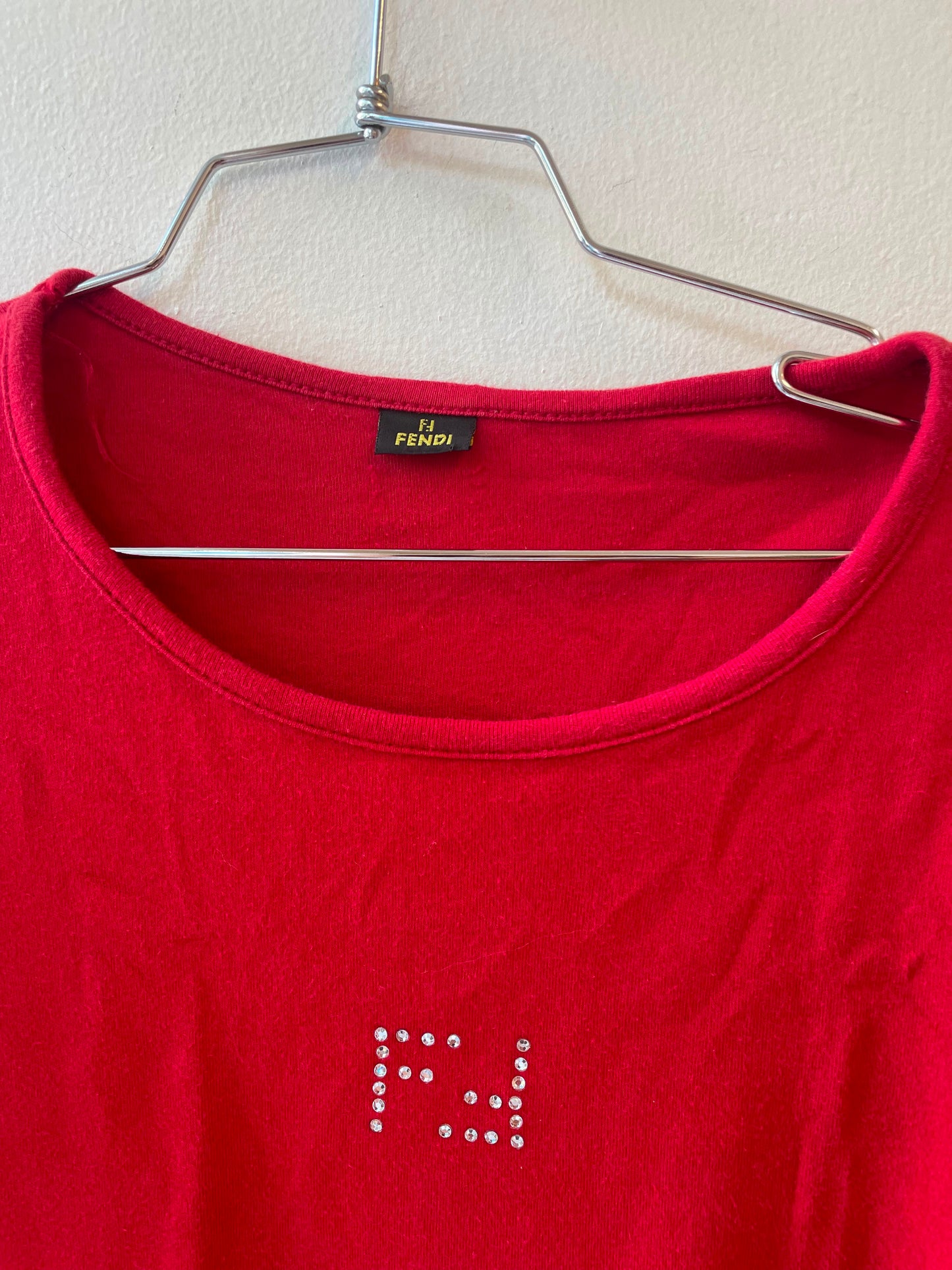 Fendi FF Logo Cotton Top