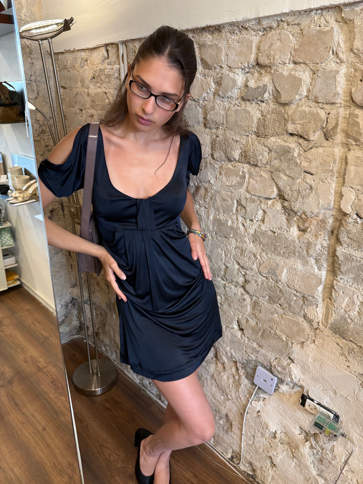 Richmond X Draped Mini Dress