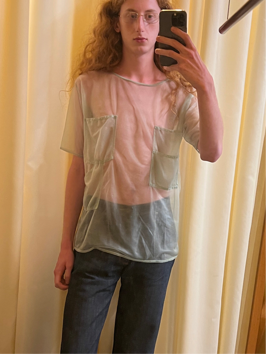 Mm6 SS2016 Sheer Shirt