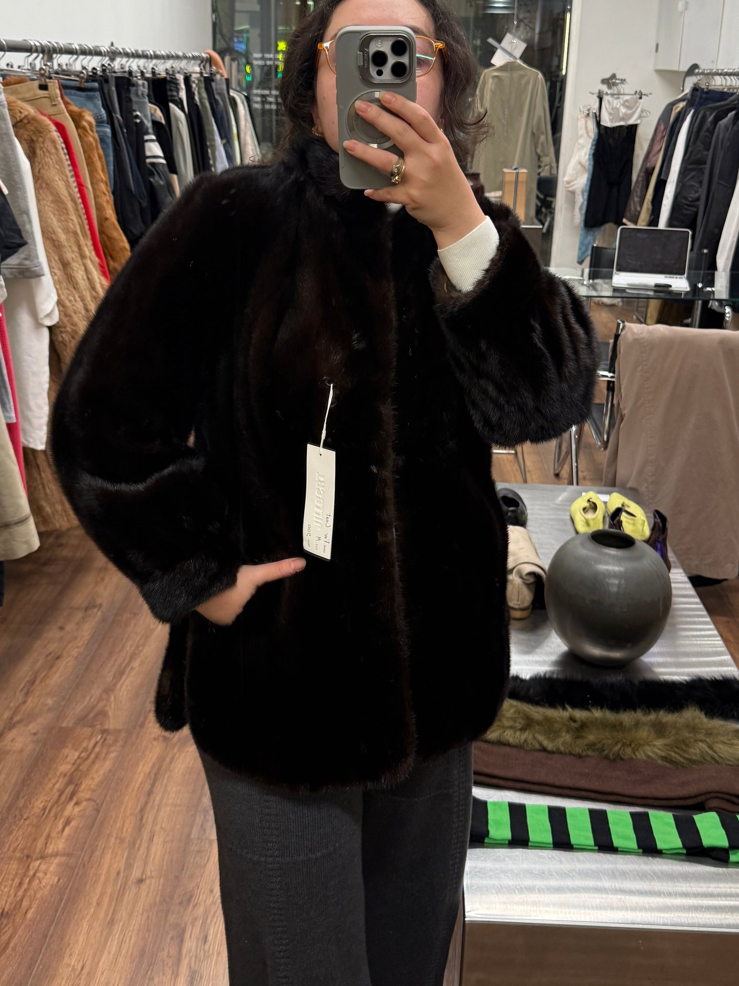 Vintage Japanese Mink Coat