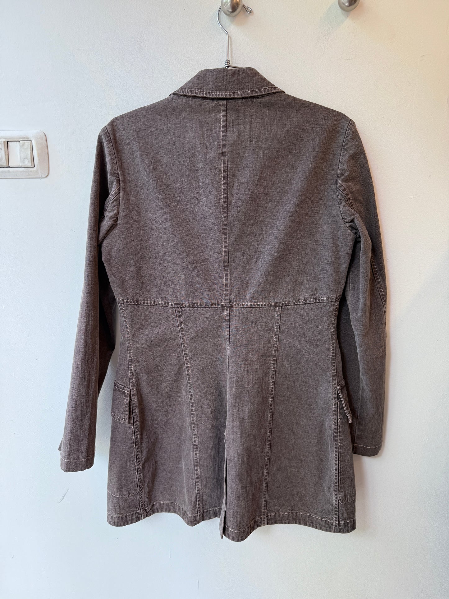 CHANEL Spring 2003 Linen Blend Tailored Jacket