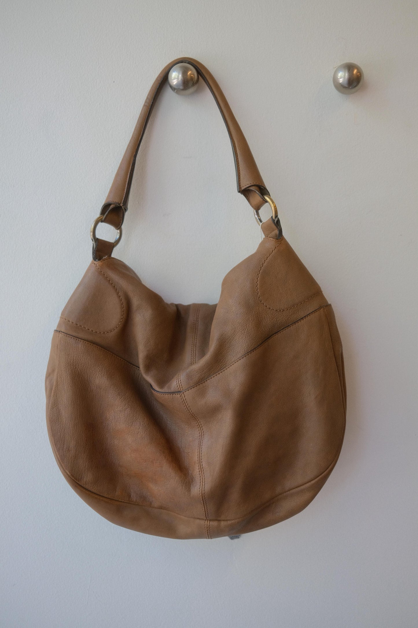 Salvatore Ferragamo Nappa Ring Shoulder Bag c.2005–2009