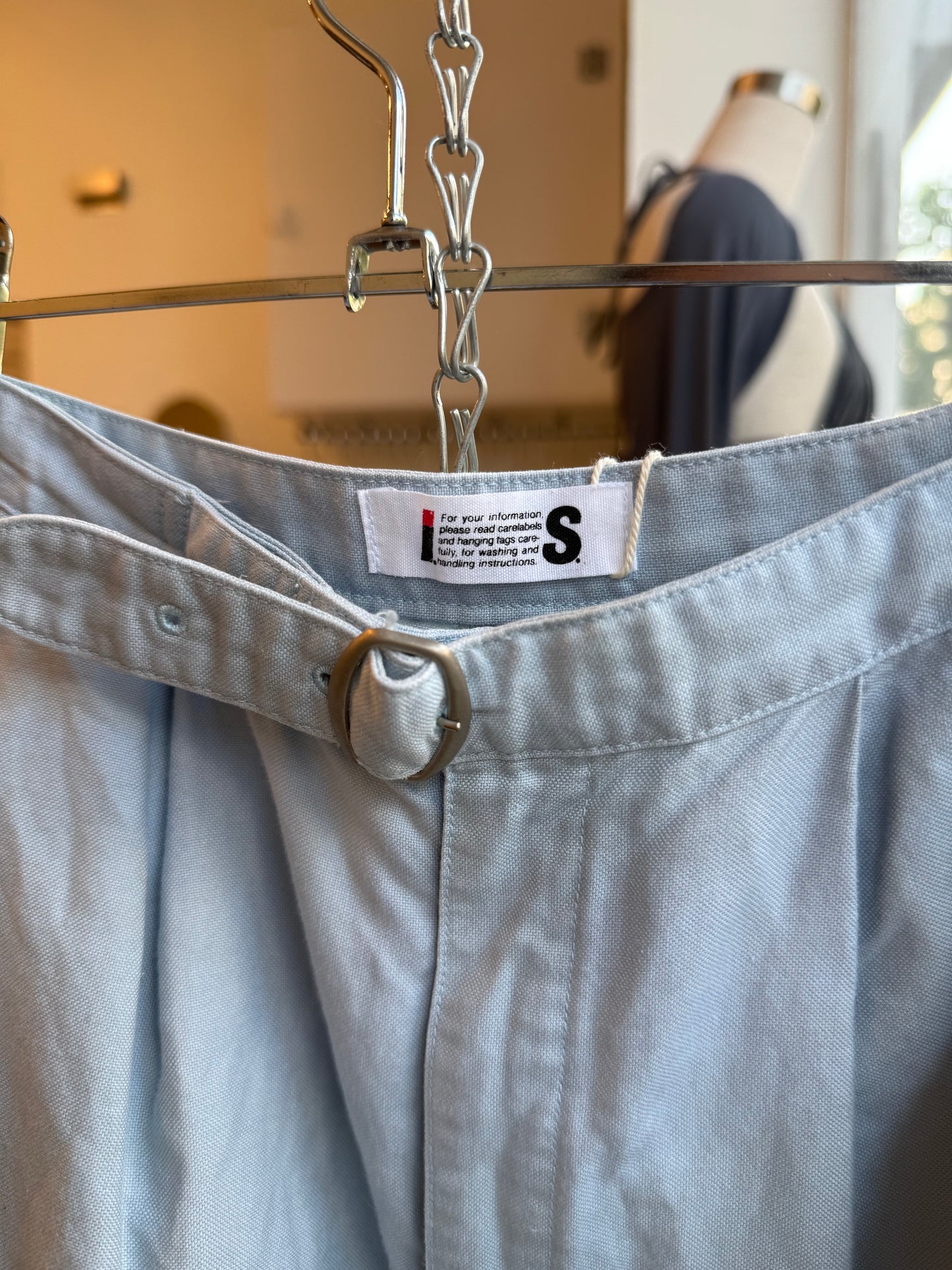I.S Issey Miyake Buckle Trousers