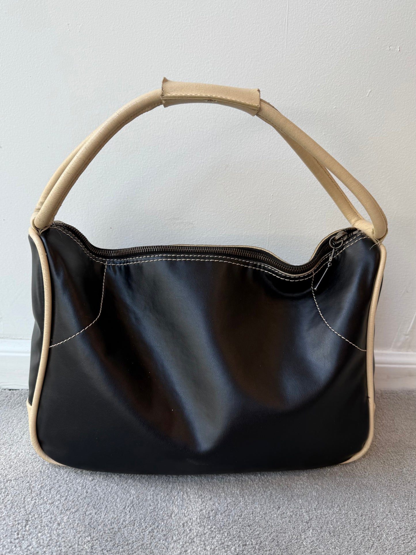 Miu Miu early 2000s leather shoulder bag