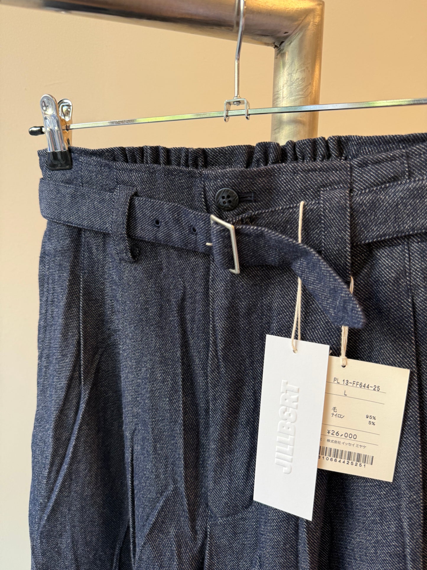 Plantation Wool Belted Pants