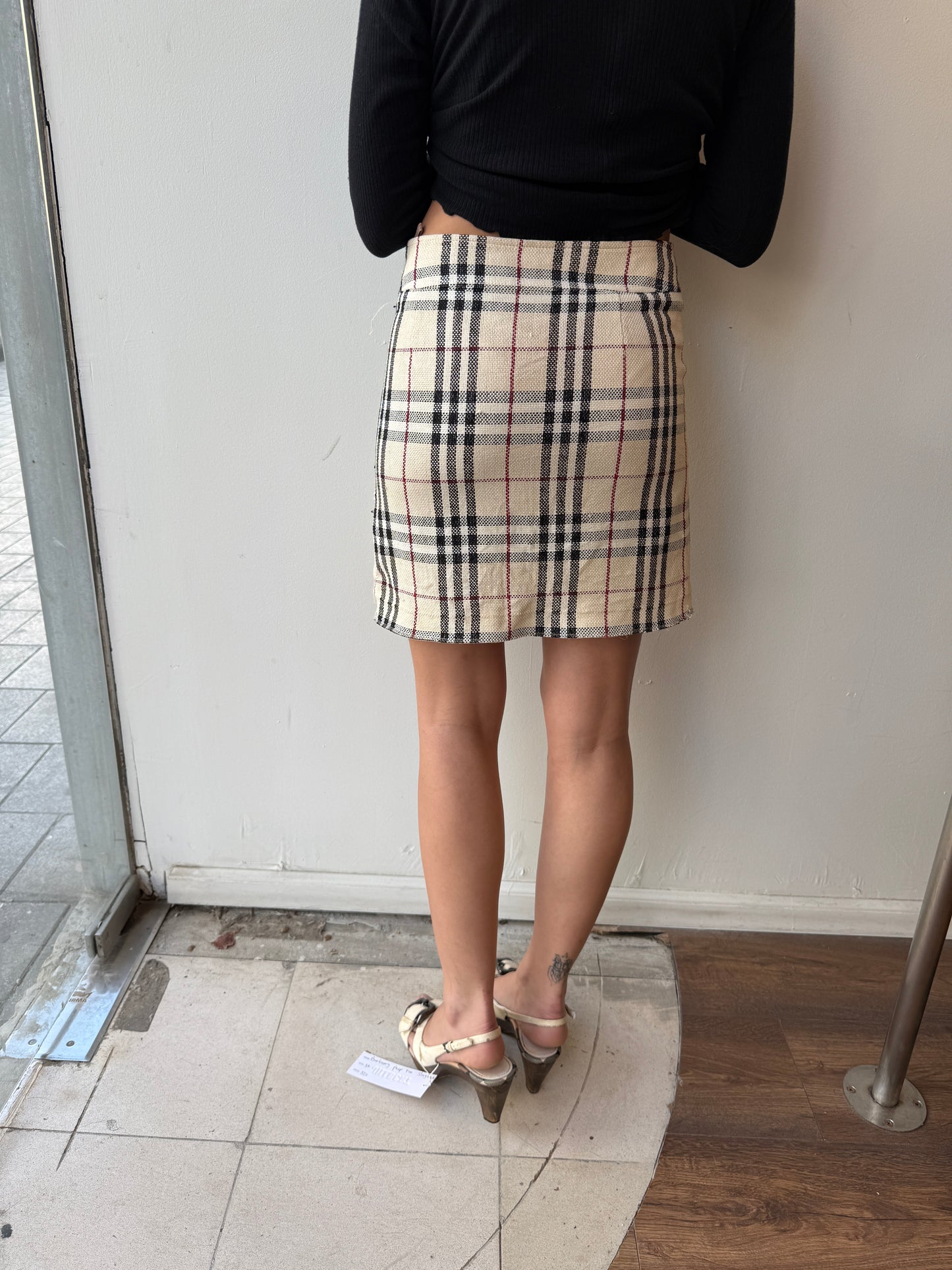 Burberry London Blue Label Nova Check Mini Skirt