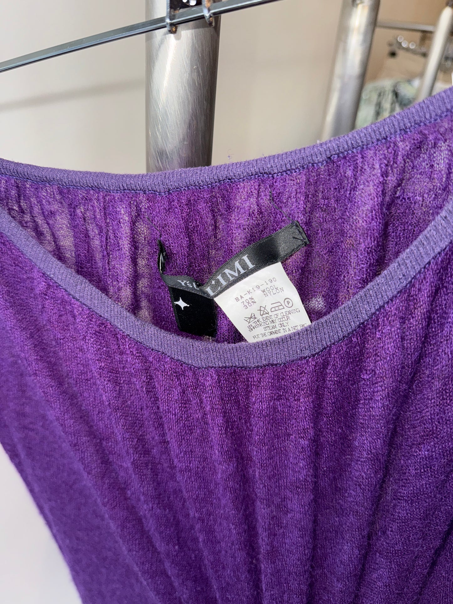 Y’s Bis LIMI by Yohji Yamamoto knit skirt 2000s era