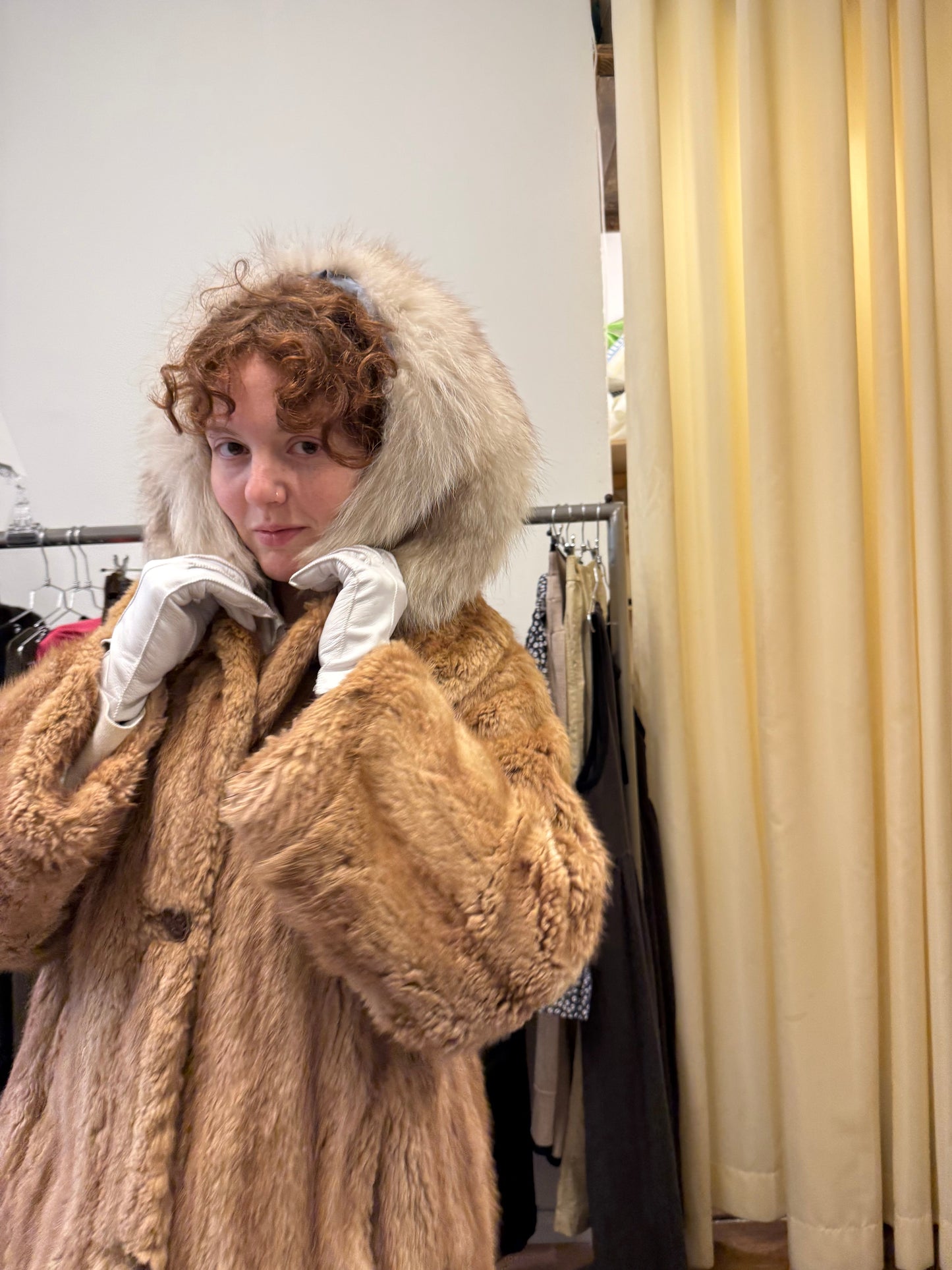 Vintage Real Fur Coat 1970s–1980s - Image 5