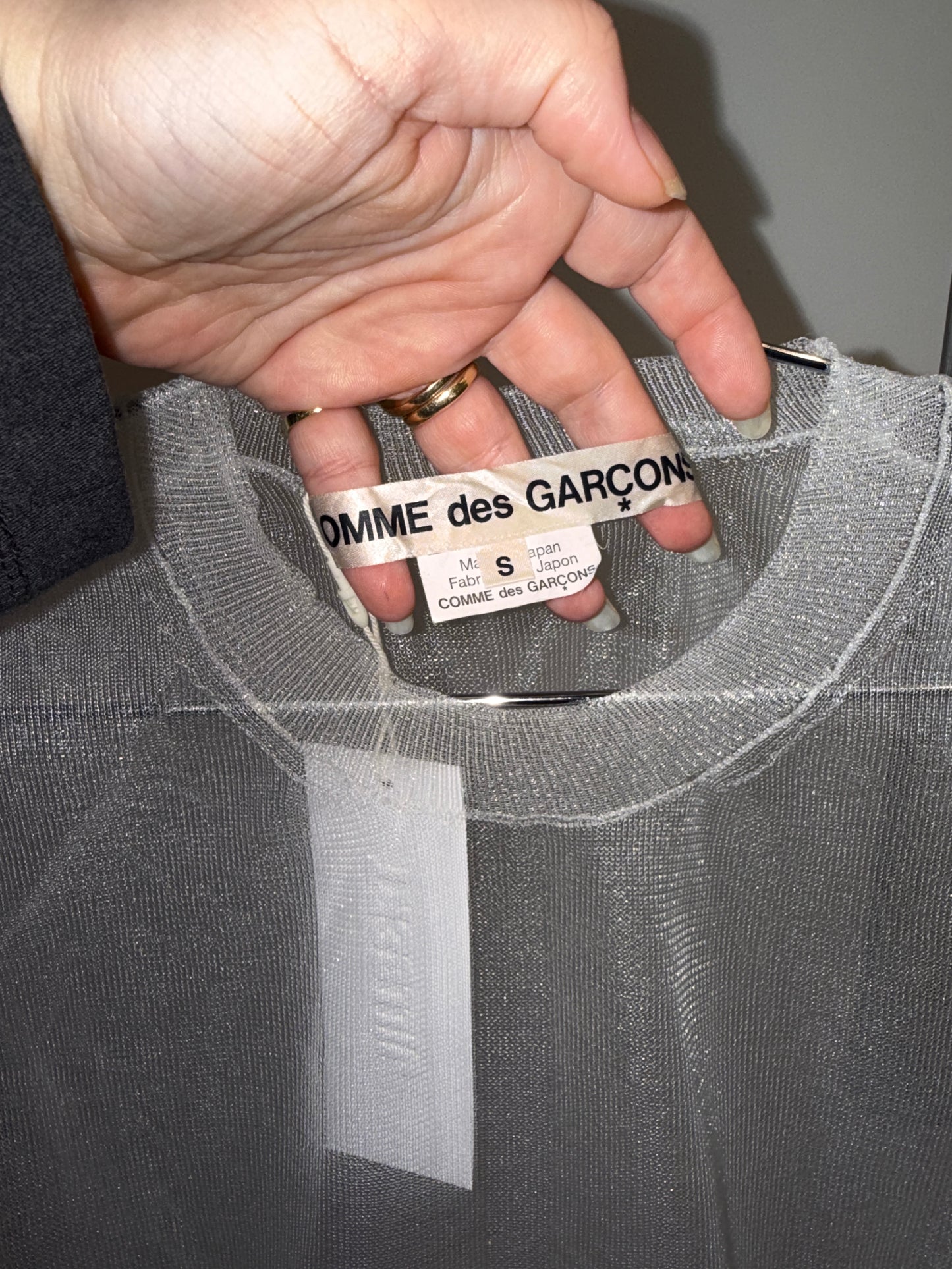 Comme des Garçons Sheer Mesh Top, Autumn / Winter 2013