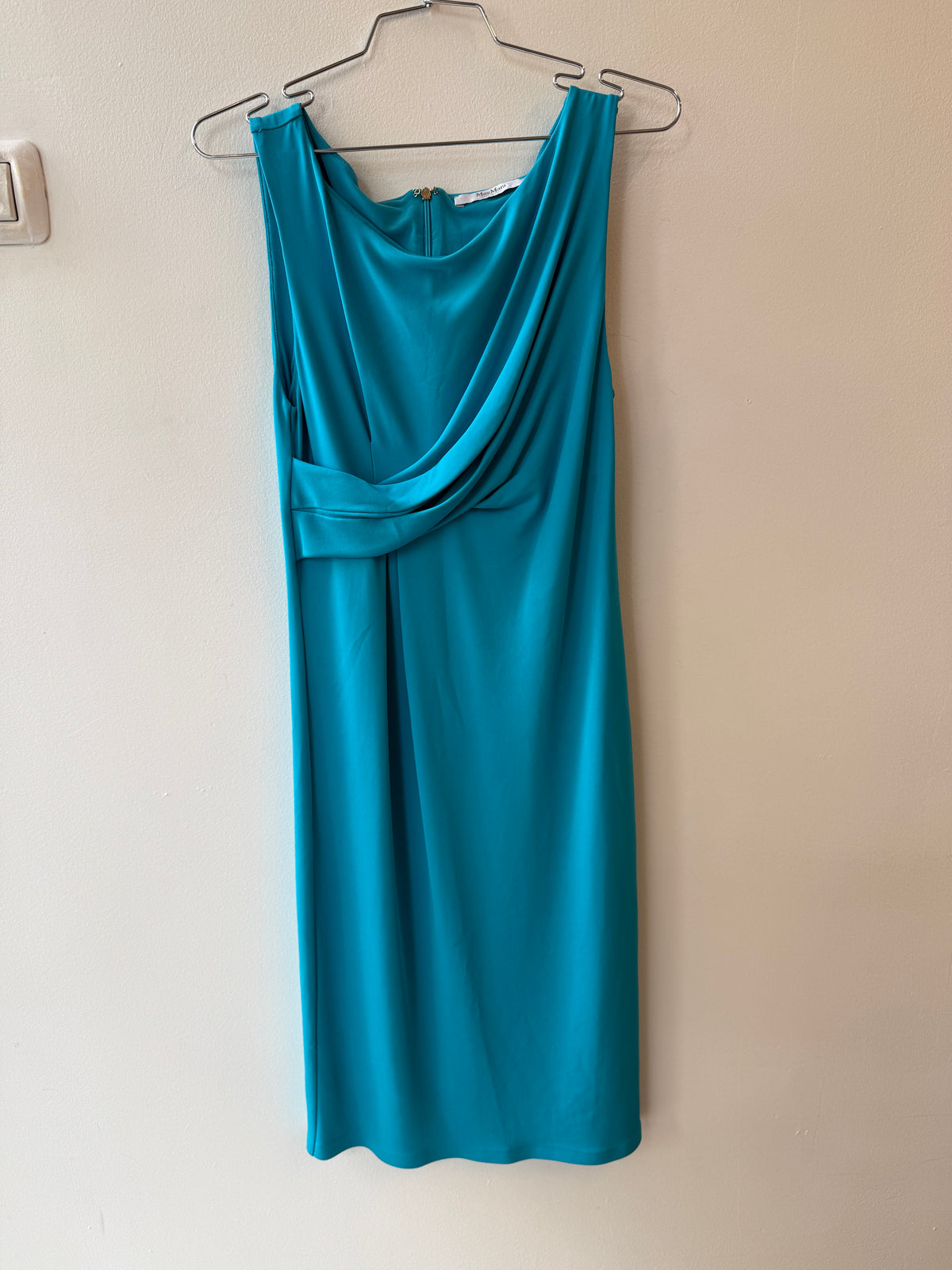 Max Mara Sleeveless Drape Dress