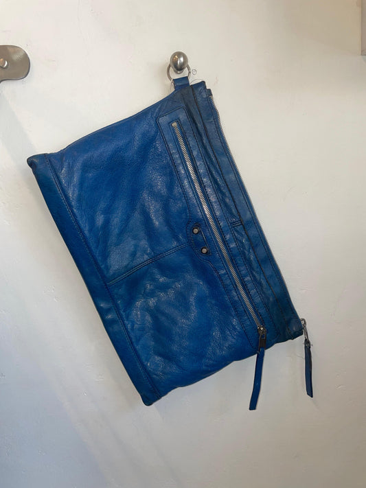 Balenciaga City Leather Clutch Bag c. 2012