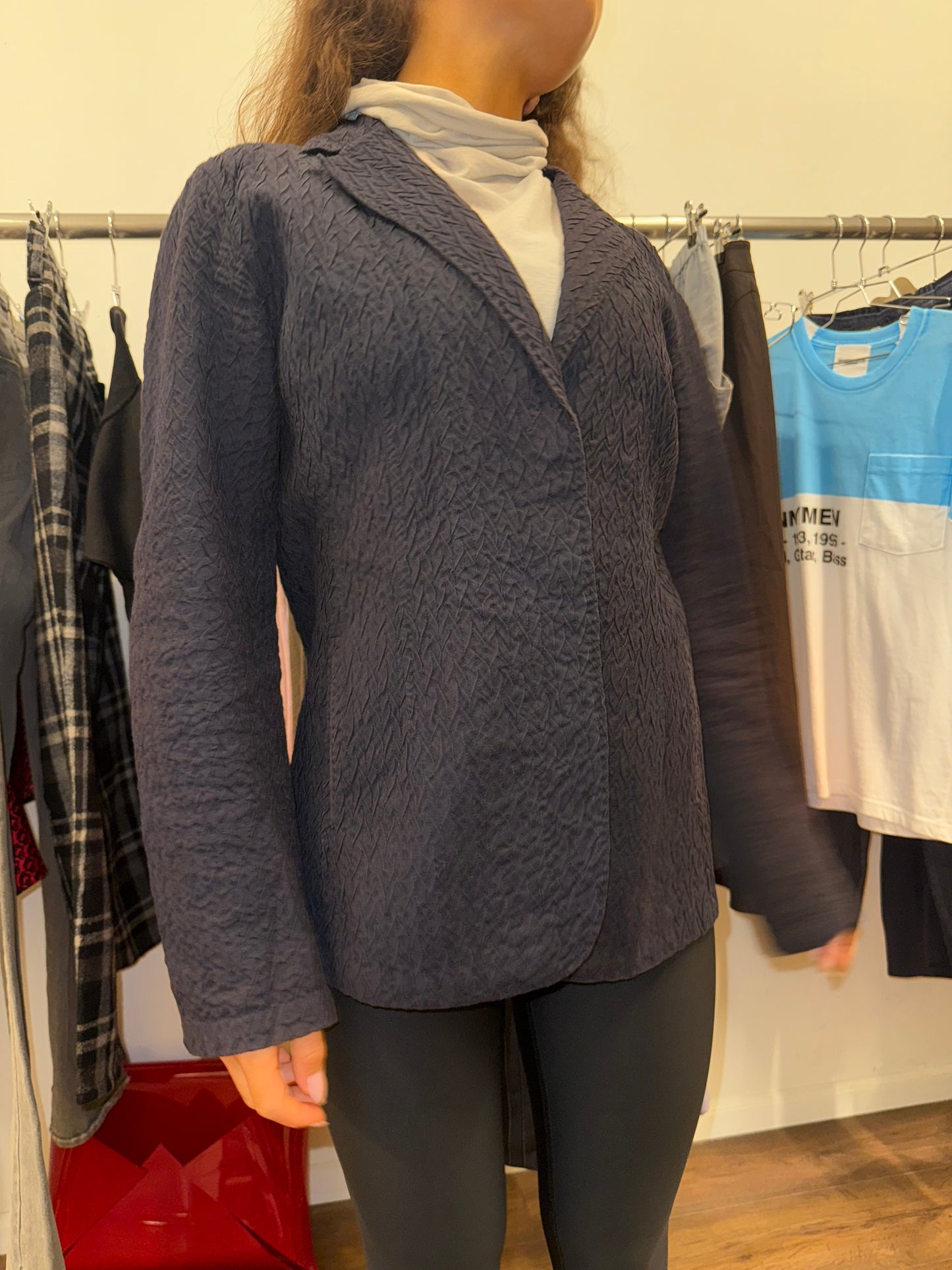 HaaT / Issey Miyake — Textured Structured Jacket