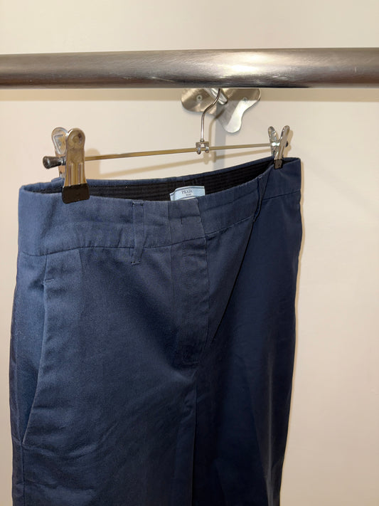 PRADA dark navy full-length trousers