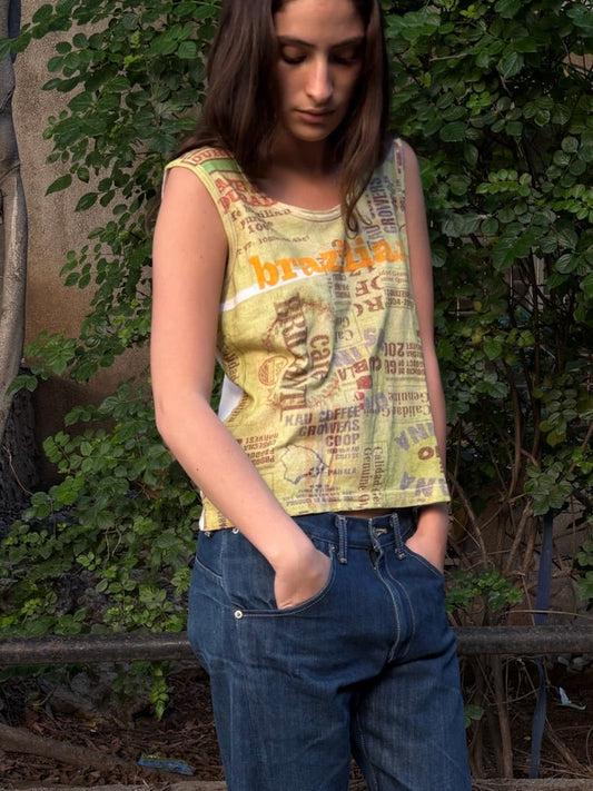 Junya Watanabe Comme des Garçons Brazilian Cotton Tank Top