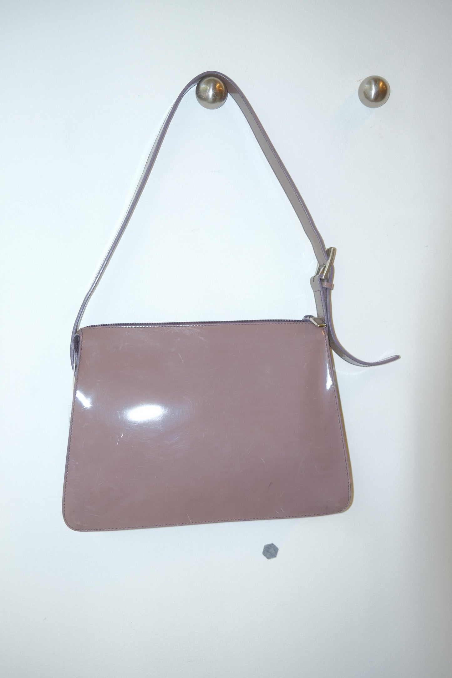 Furla Patent Lilac Shoulder Bag c. 1998–2004