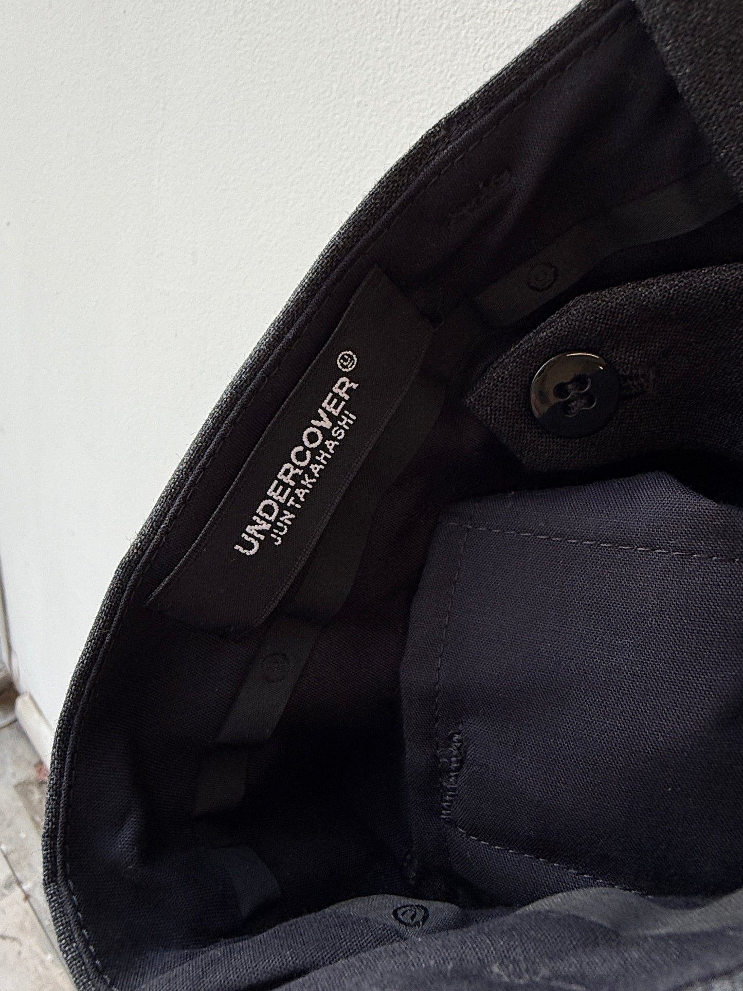 Undercover Wool Tailored Trousers With Utility Pocket (c. 2013–2016)