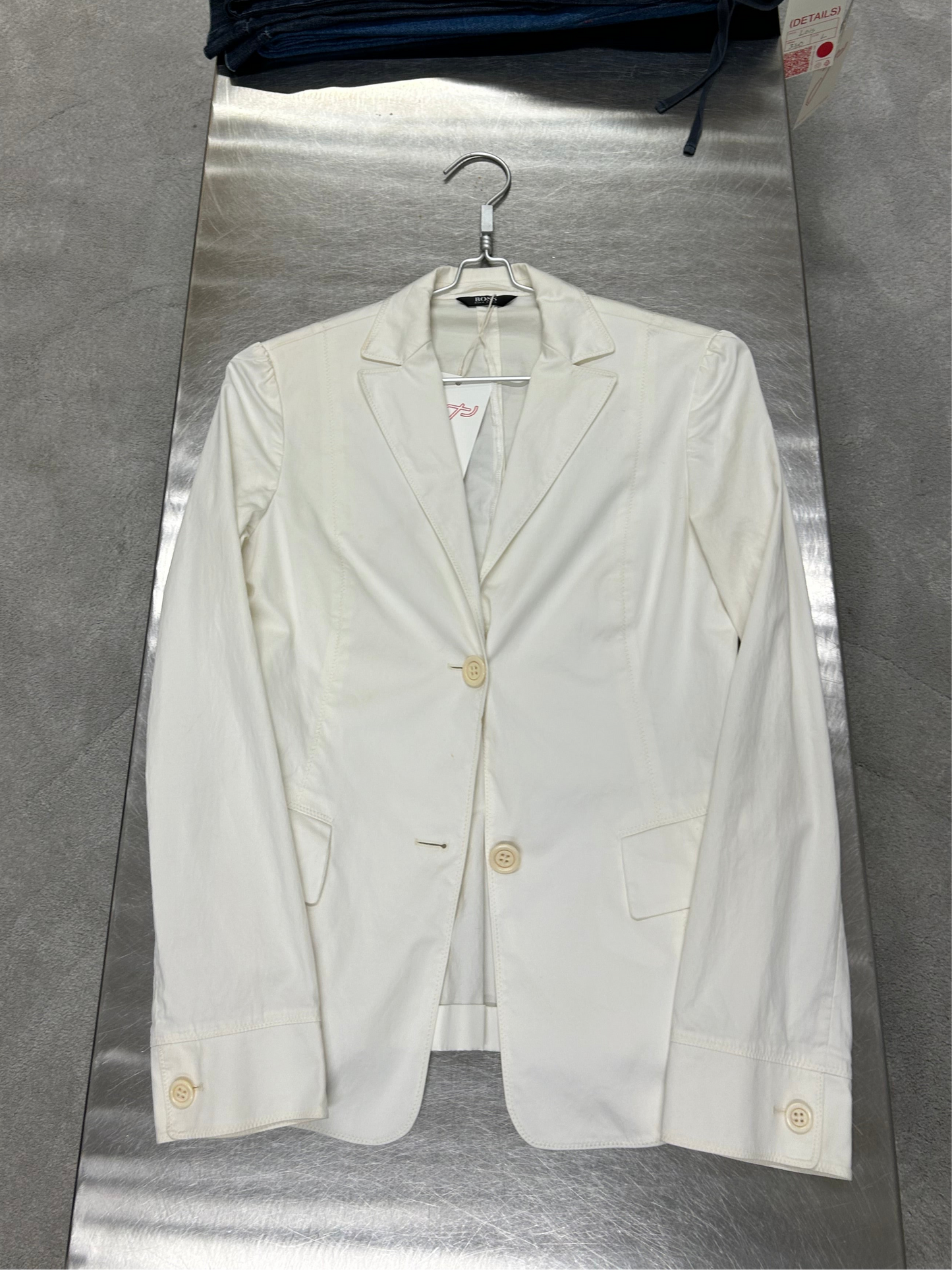 BOSS wedding white suit