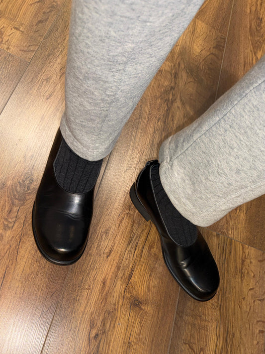 Y’s Yohji Yamamoto 90s Minimal Leather Flats