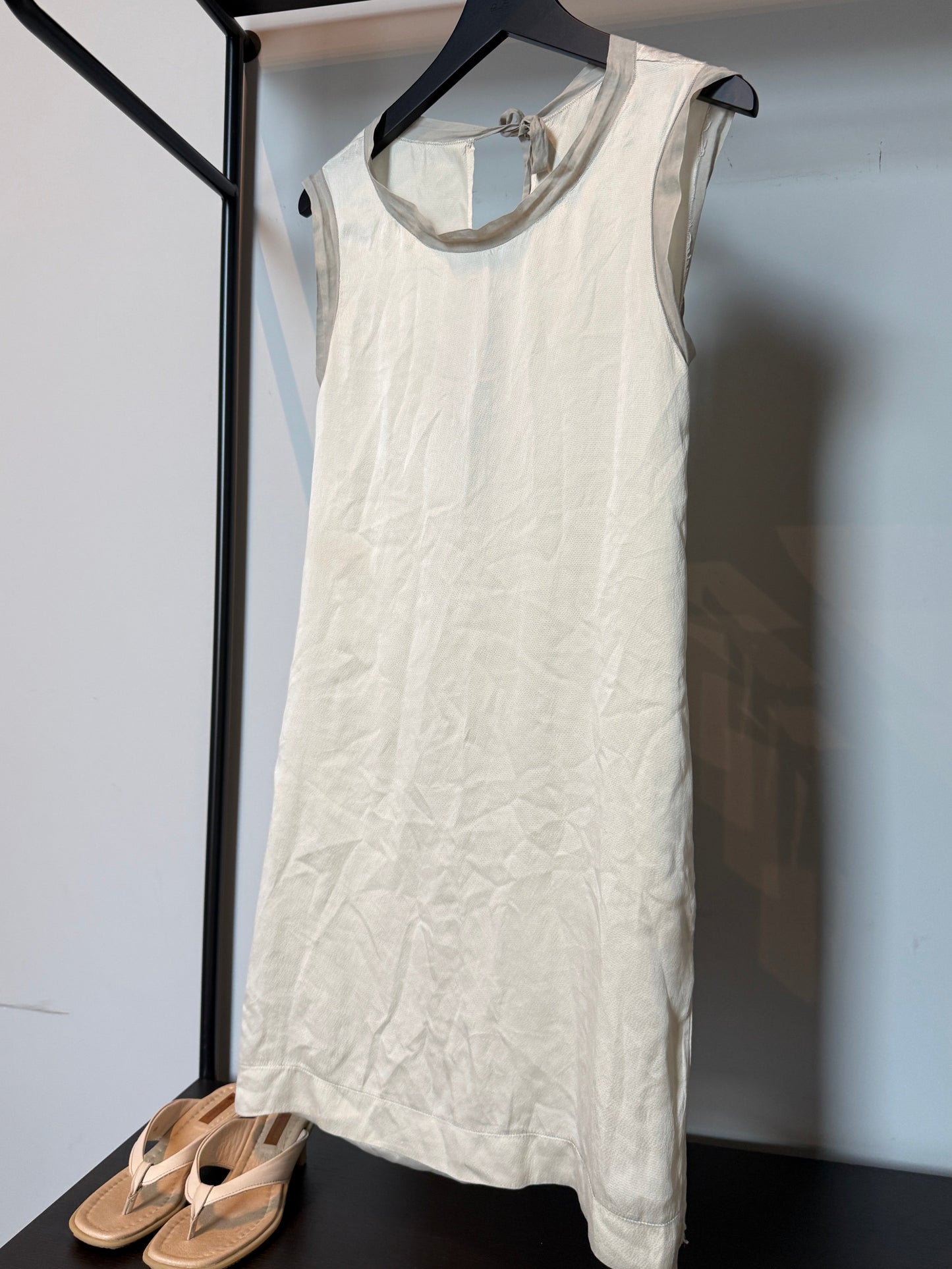 Vintage Silk Open Back Dress