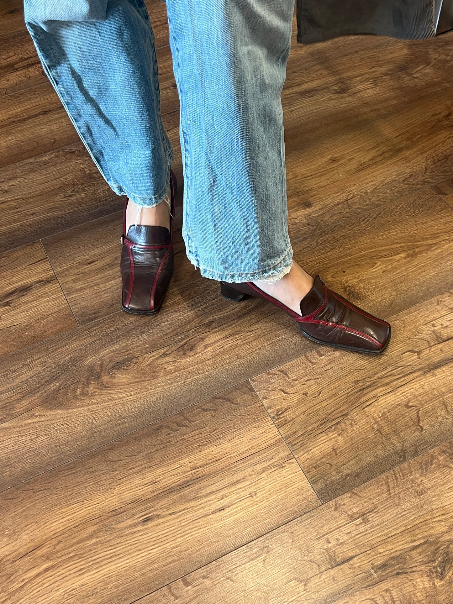 Prada Buckle Mary Janes