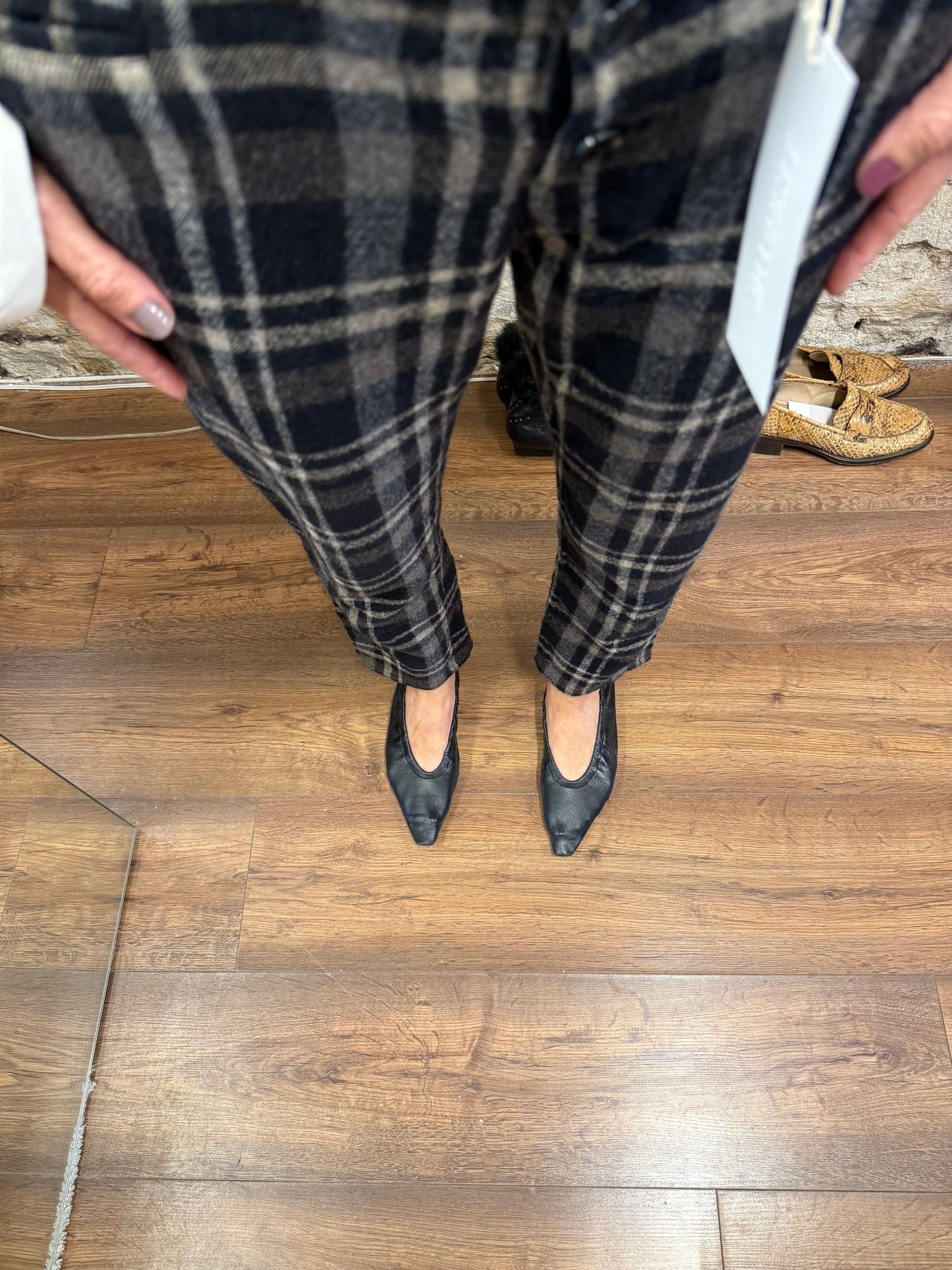 Y’s Yohji Yamamoto – Double-Closure Checked Wool Pants