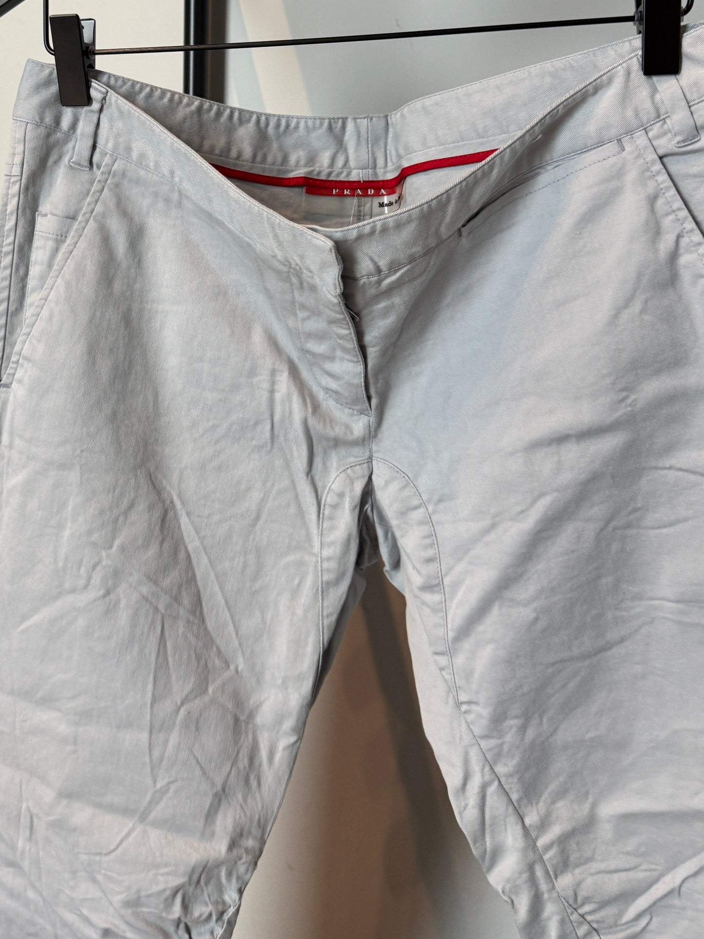 Vintage 1990s–2000s Prada Sport Low-Rise Cropped Pants