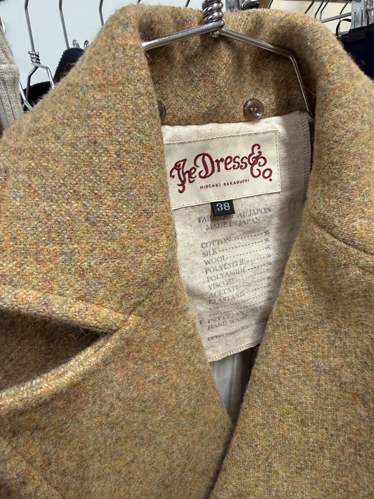 he Dress & Co. Hideaki Sakaguchi Wool Jacket