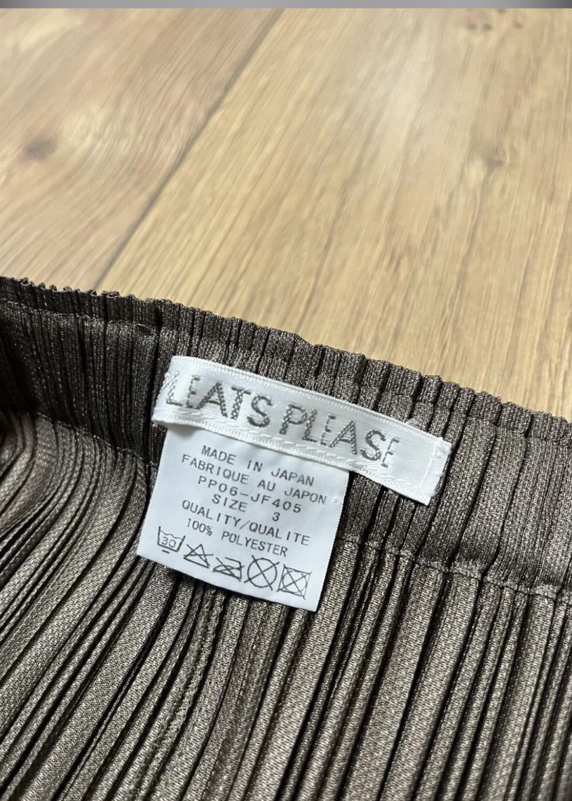 Pleats Please Issey Miyake Sculptural Drop-Crotch Pants