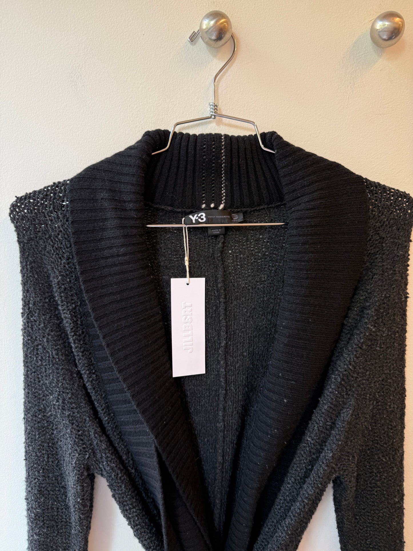 Y-3 Yohji Yamamoto × Adidas Long Knit Cardigan