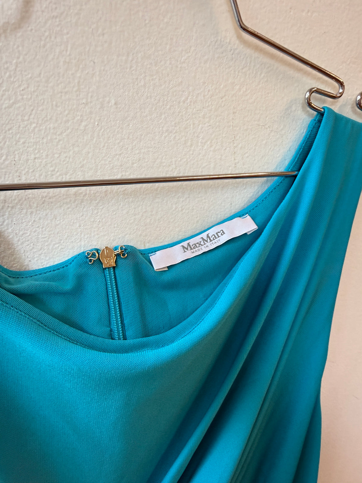 Max Mara Sleeveless Drape Dress