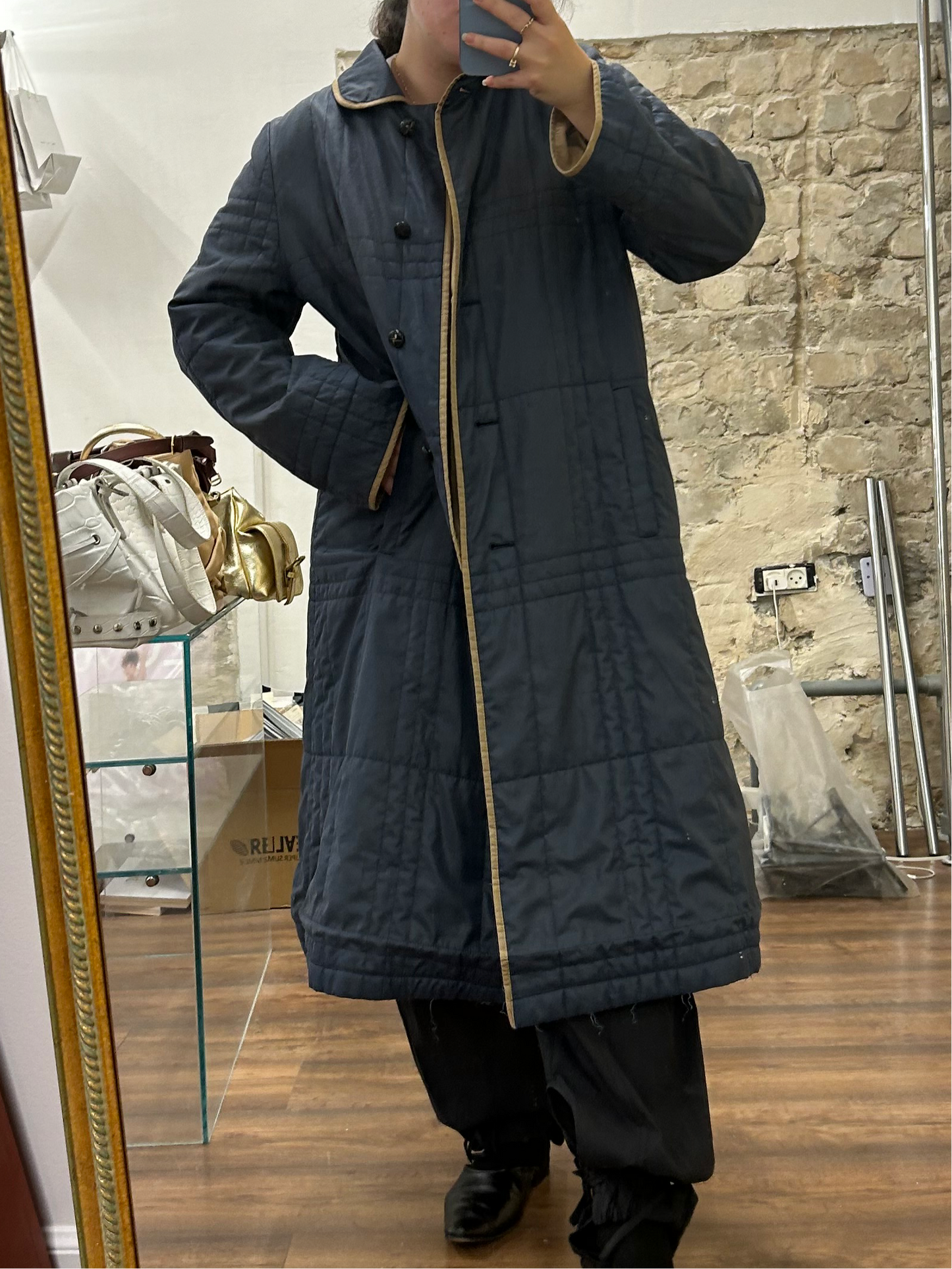 Quilted handmade coat