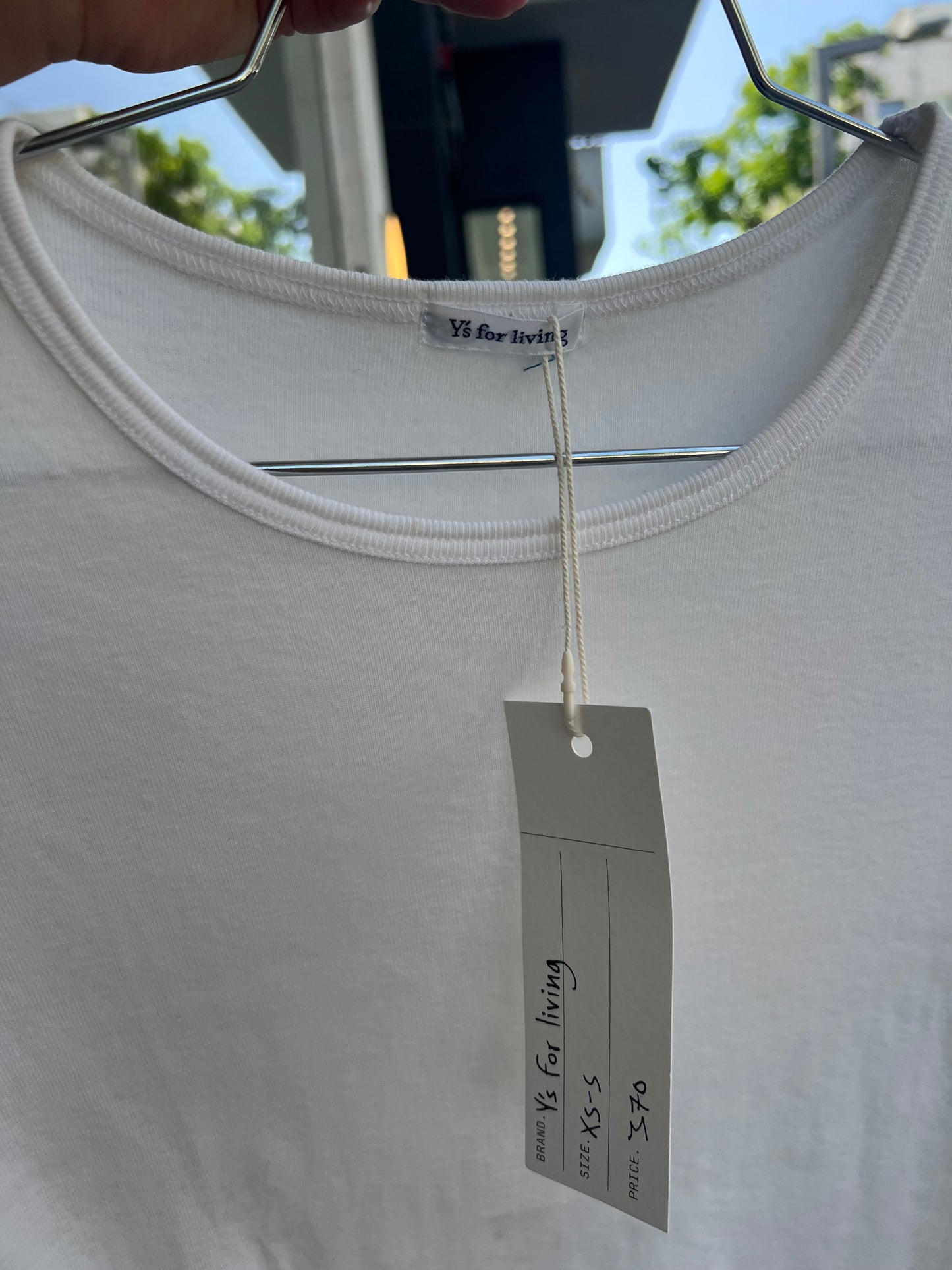 Y’s for living cotton T