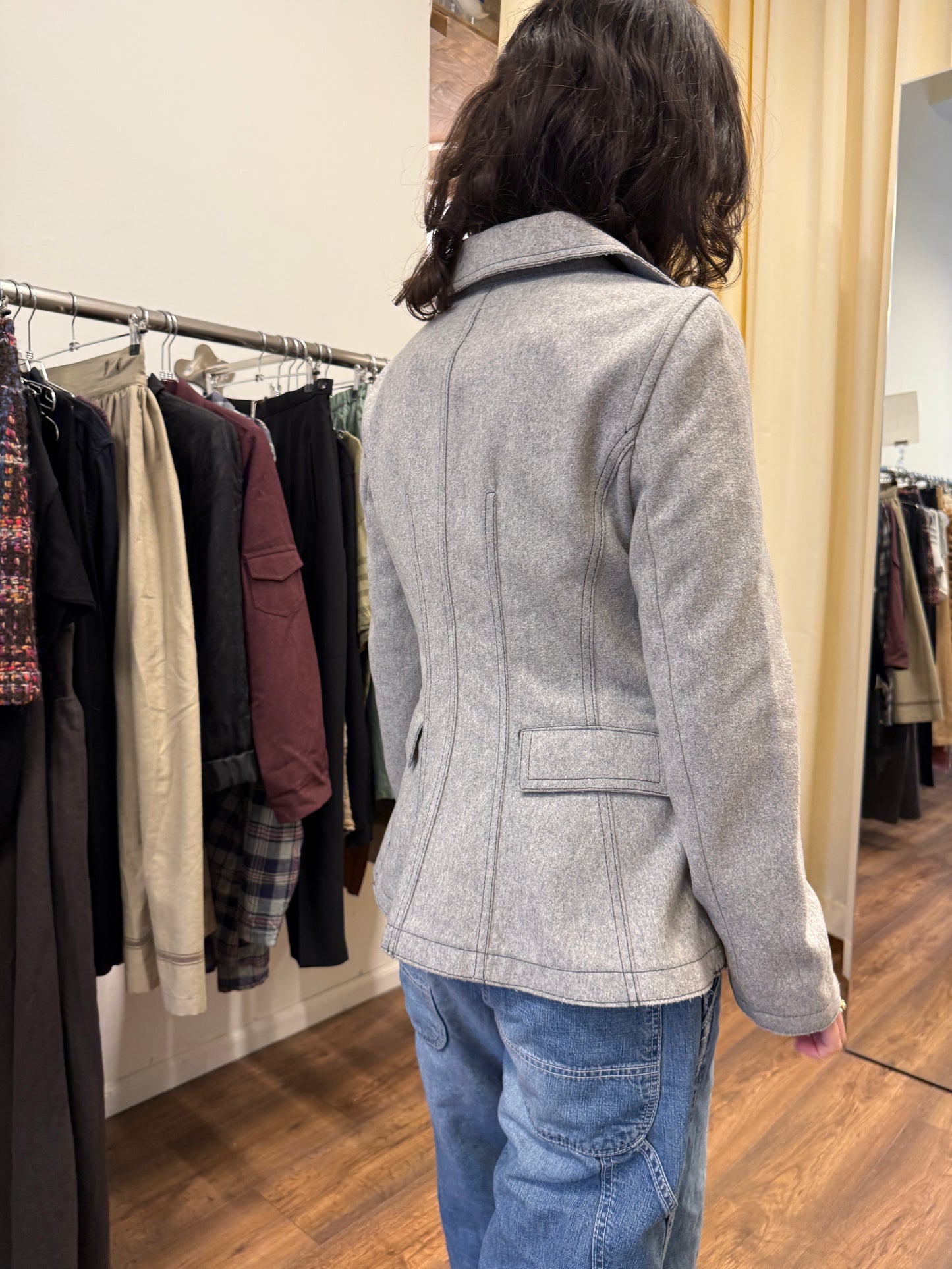 Armani Jeans Tailored Wool Jacket, Early 2000s