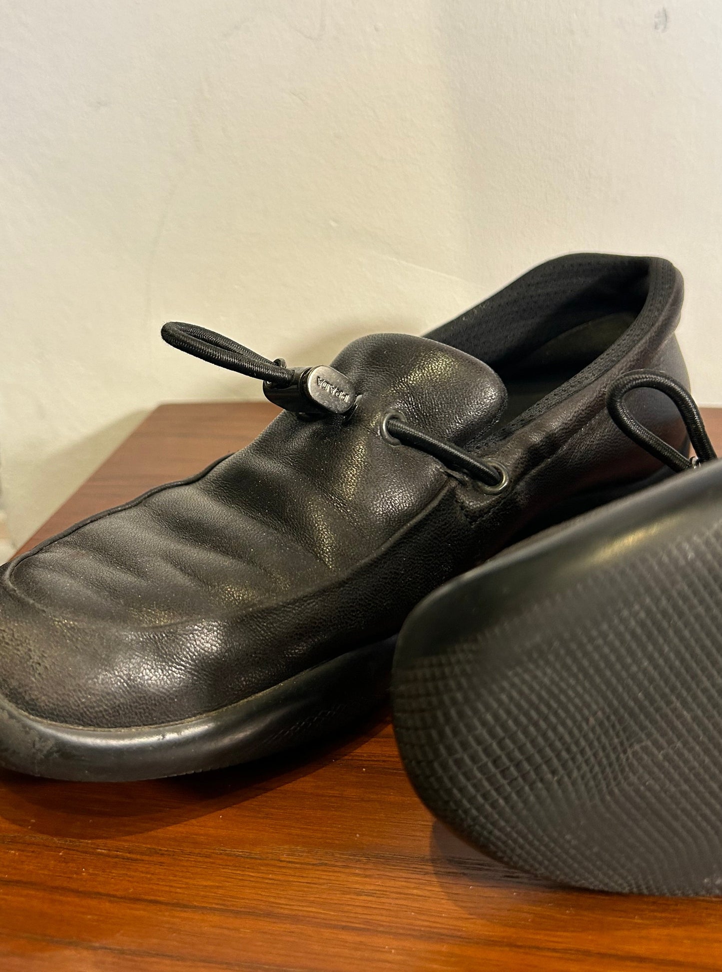 90’s PRADA SPORT leather loafers 37.5 EU