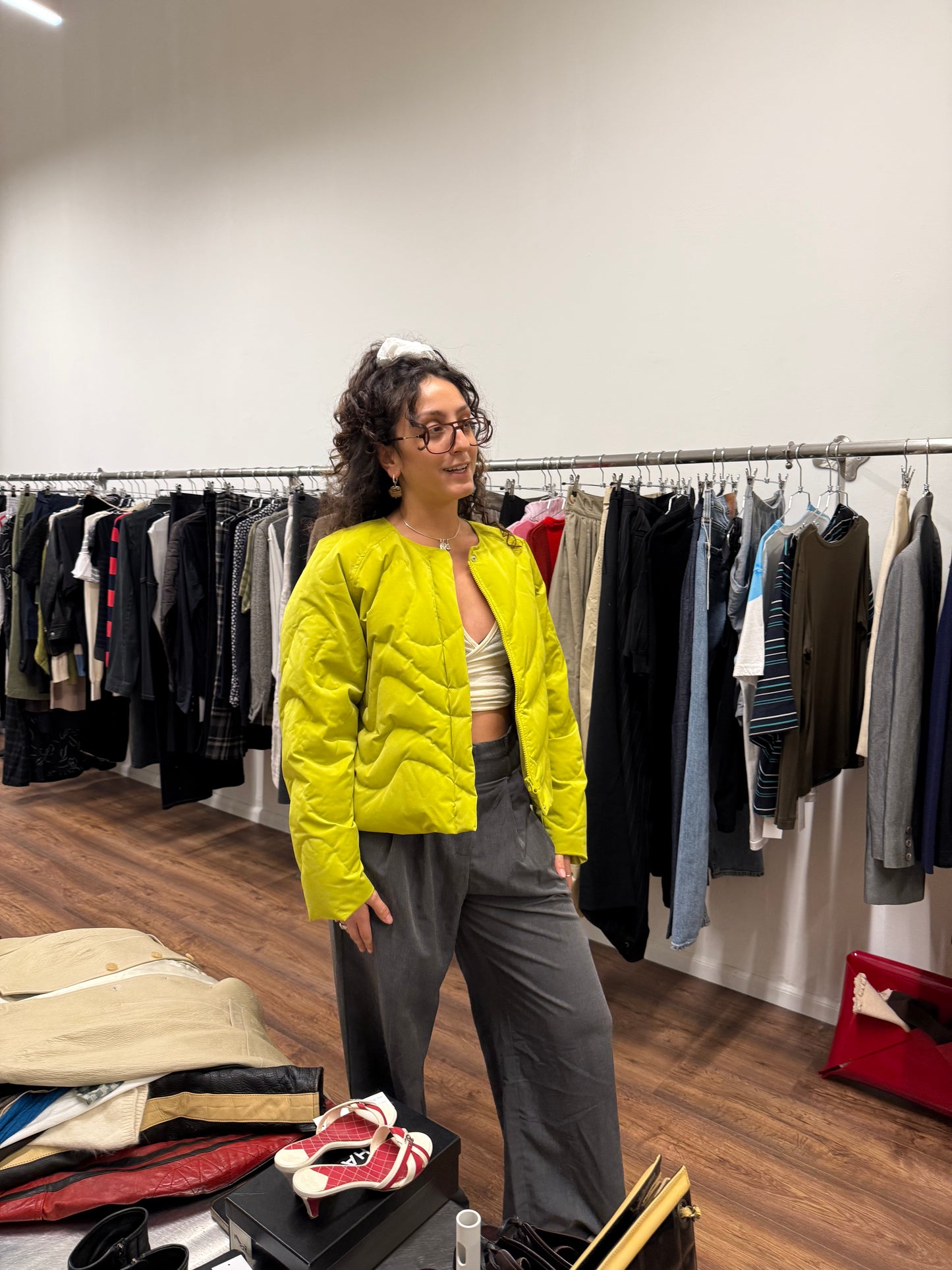 Paloma Wool padded cropped jacket