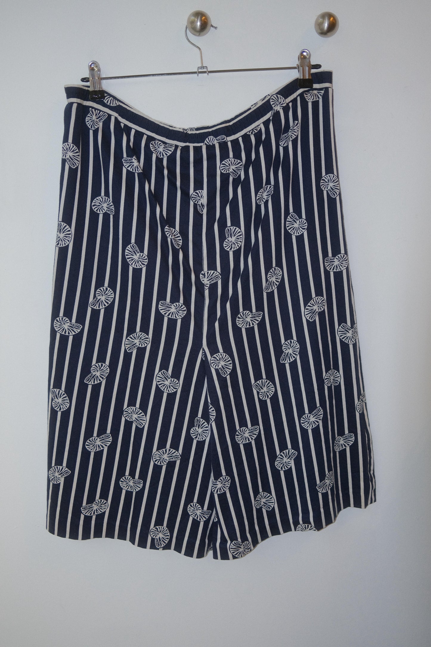 Nautilus Print Low Rise Culottes