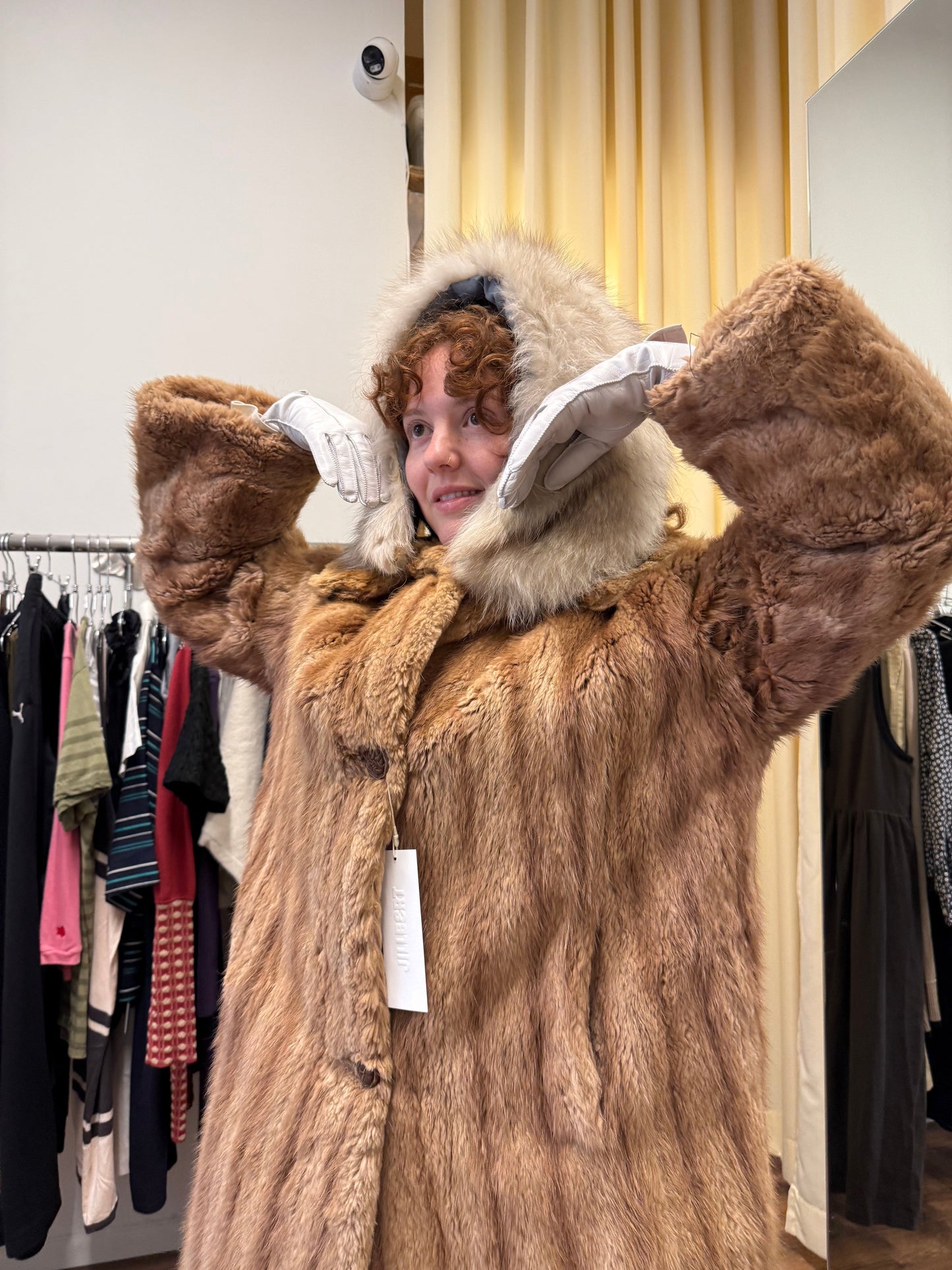 Vintage Real Fur Coat 1970s–1980s - Image 4