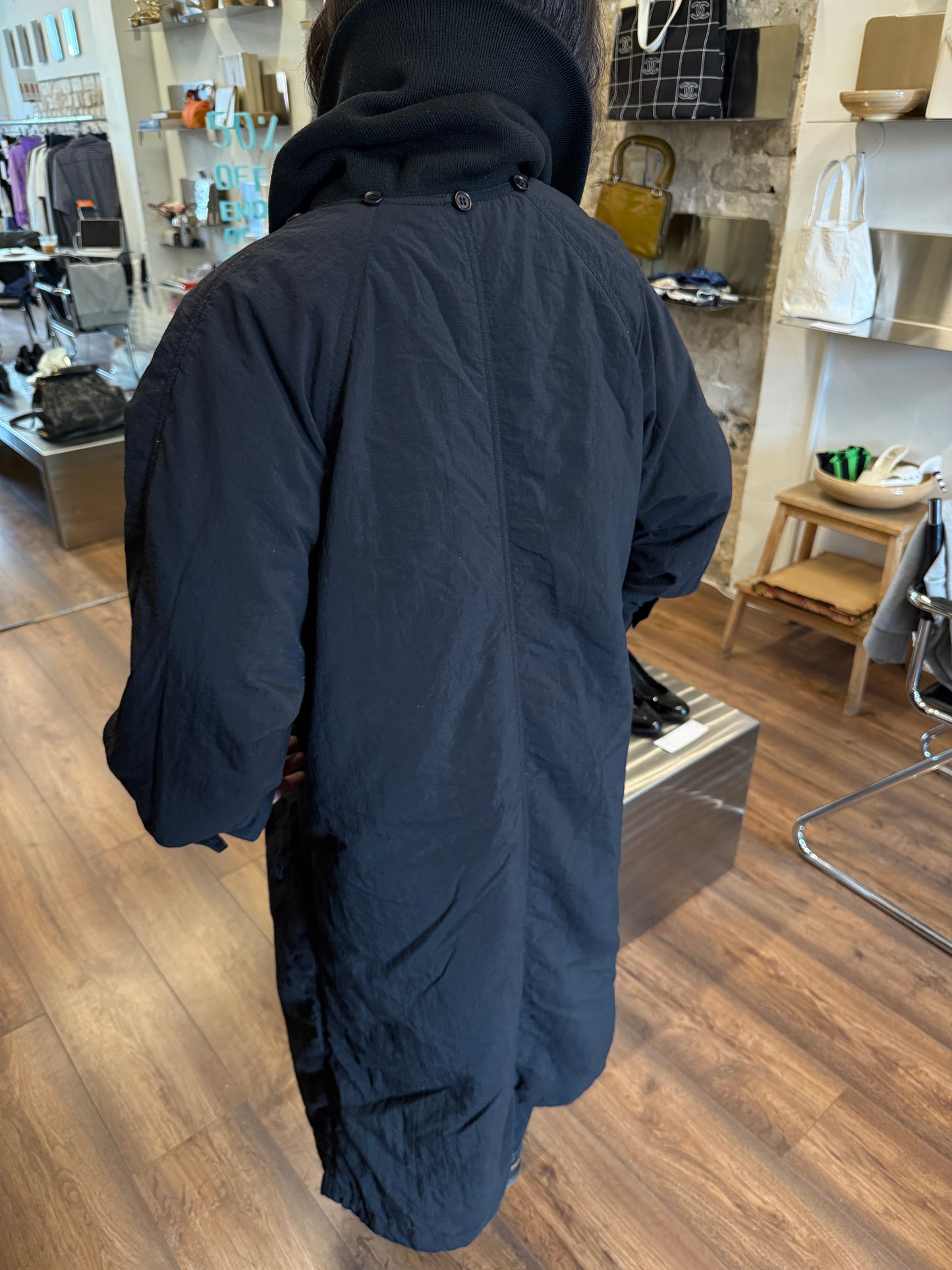 Issey Miyake Plantation Reversible Padded Coat