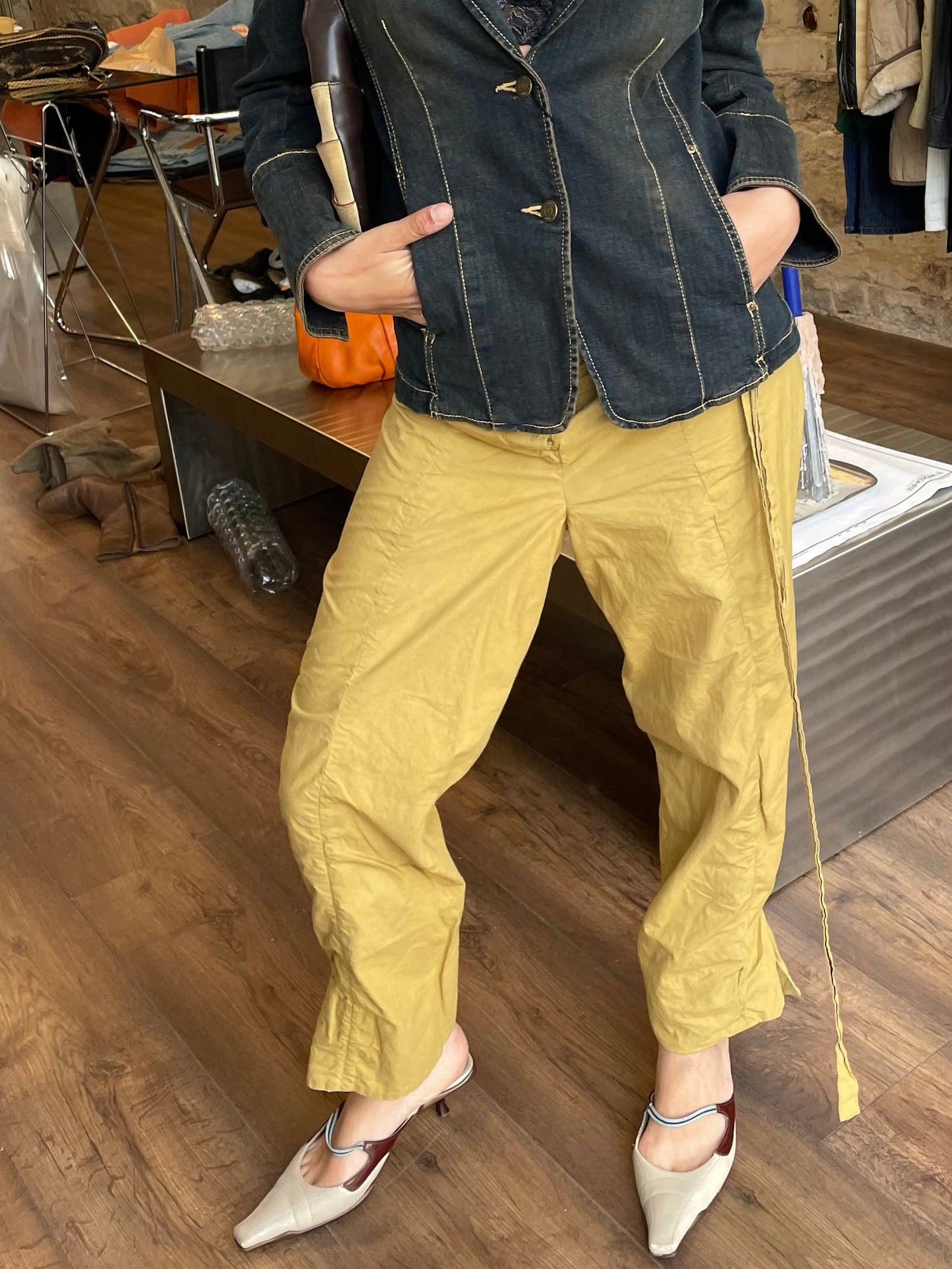 Marni Cotton Wrap Trousers