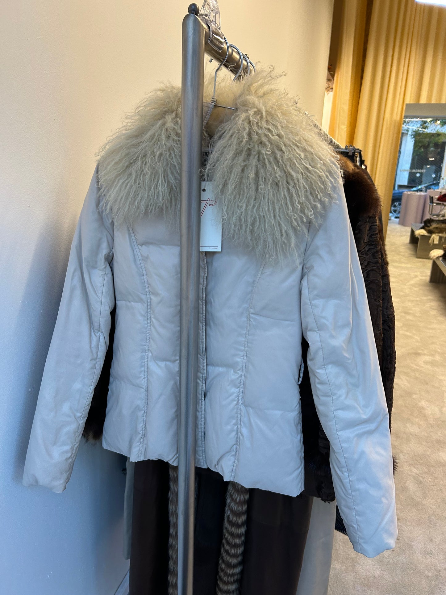 4C feather coat