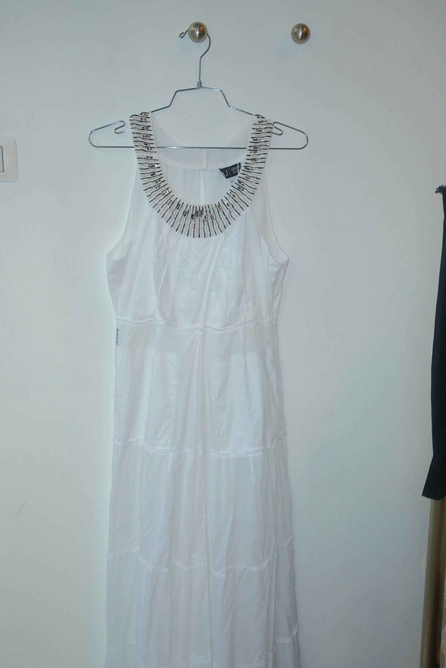 Armani Jeans Embellished Maxi Dress c. 2000s