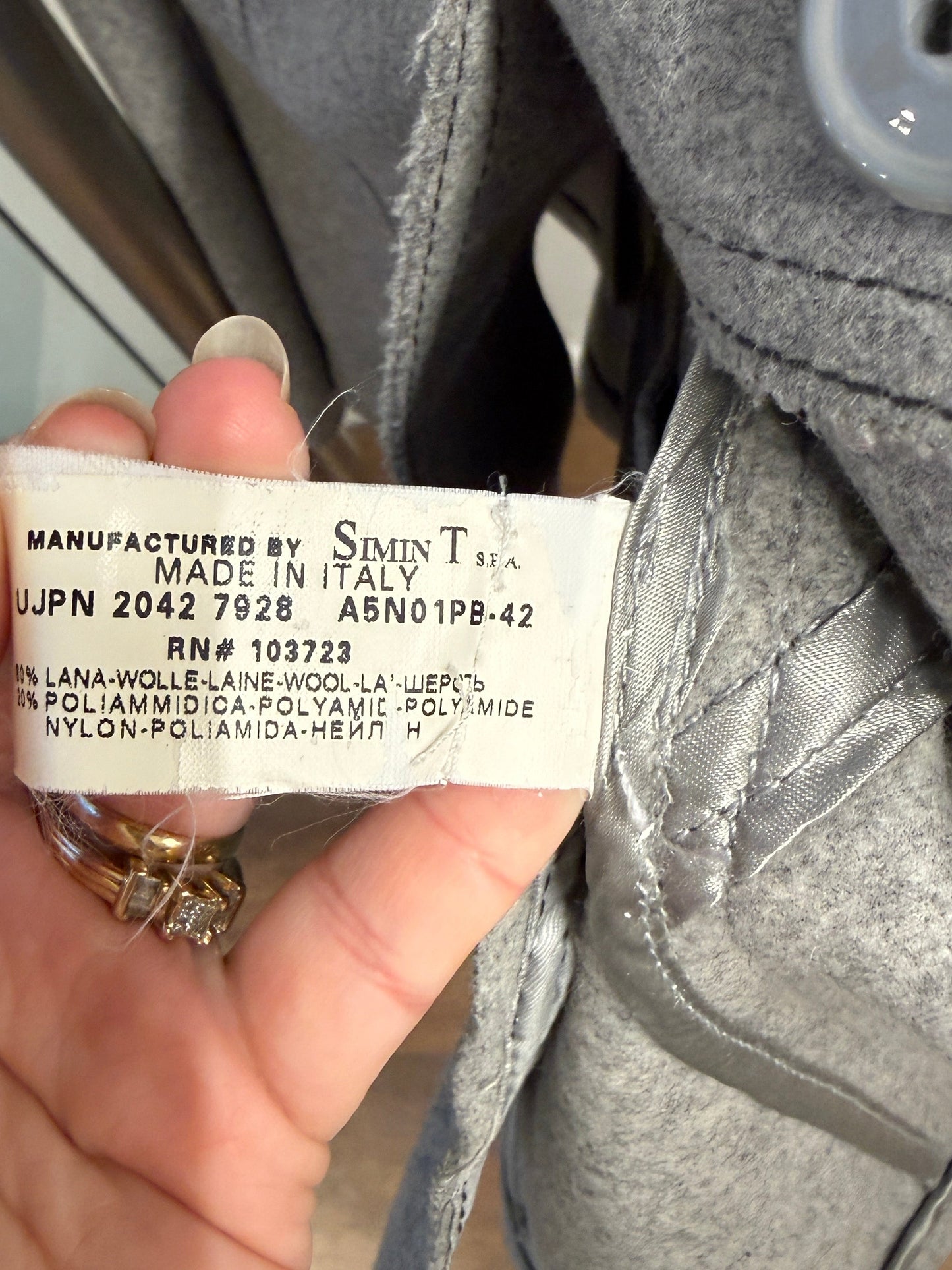 Armani Jeans Tailored Wool Jacket, Early 2000s