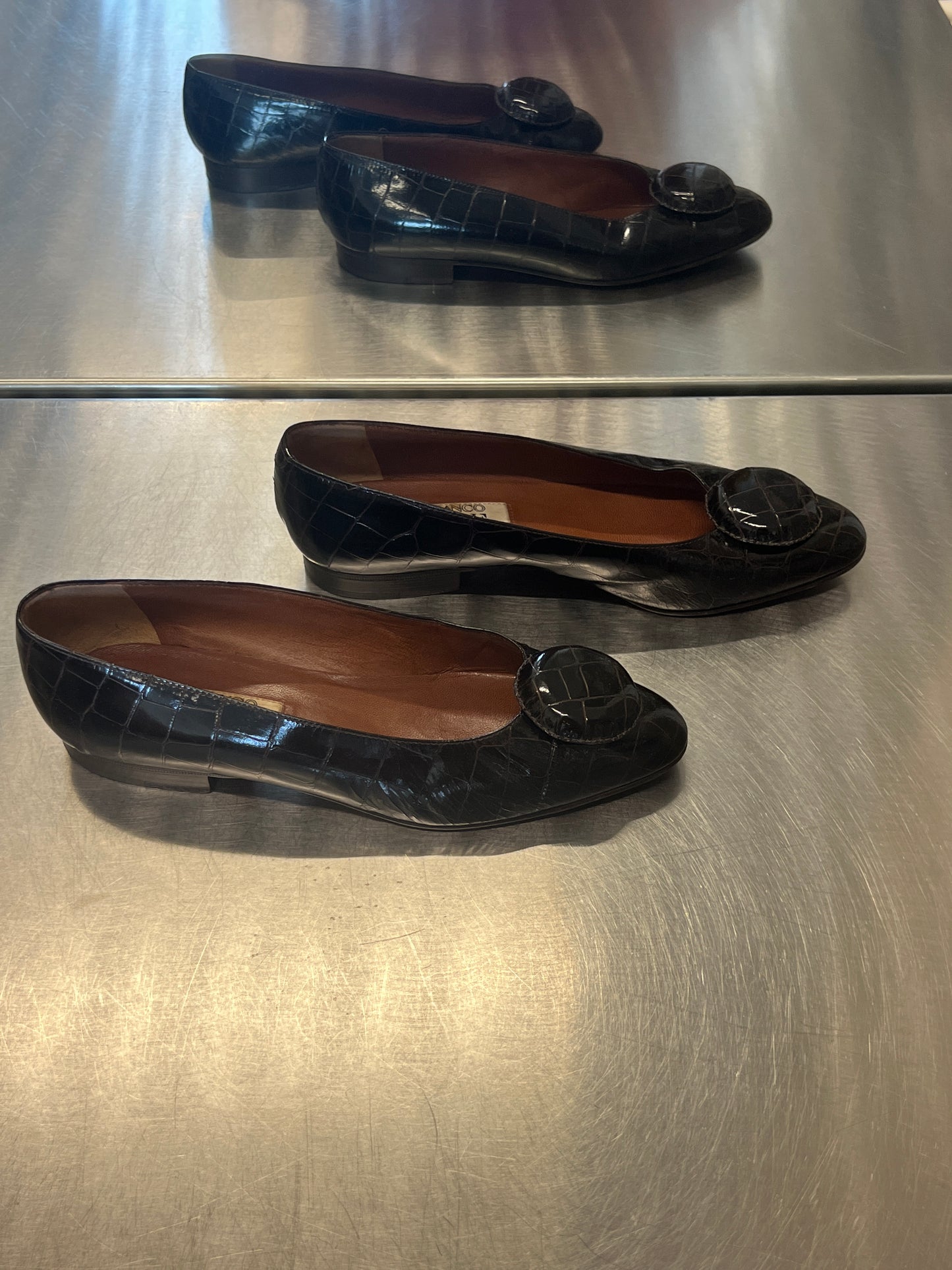Gianfranco Ferre Patent Leather Ballerinas