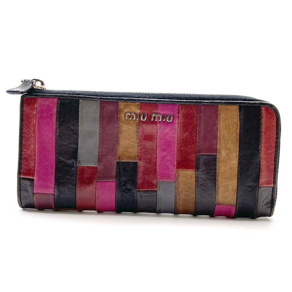 MIU MIU patchwork wallet