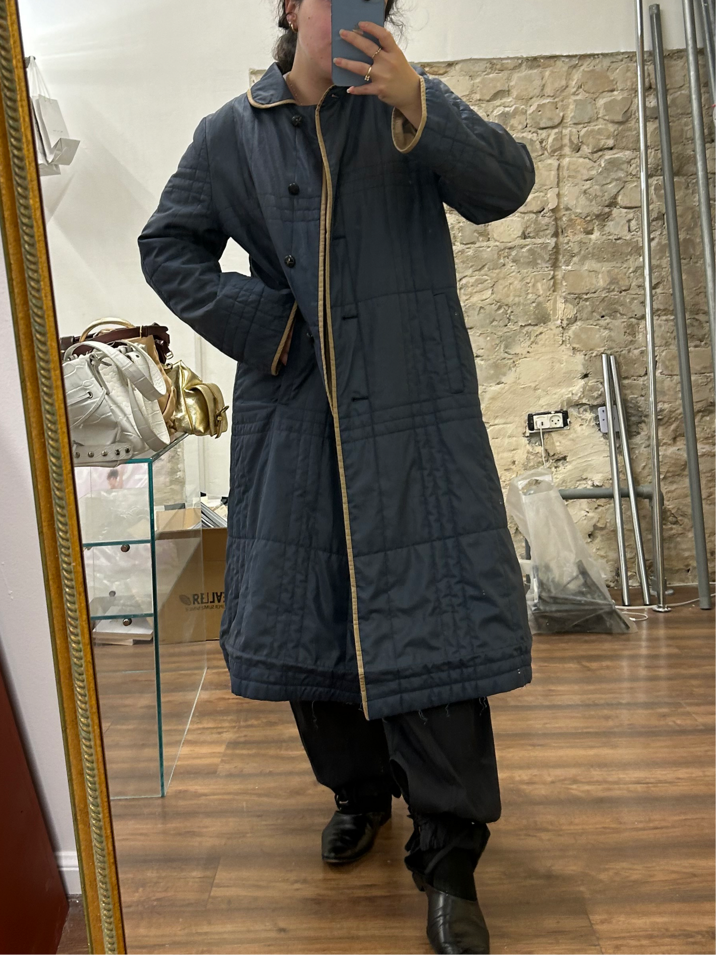 Quilted handmade coat