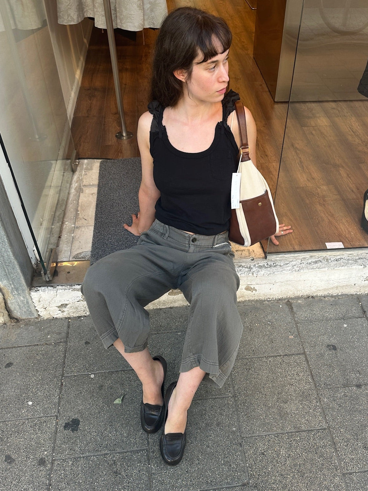 Plantation by Issey Miyake cotton pants