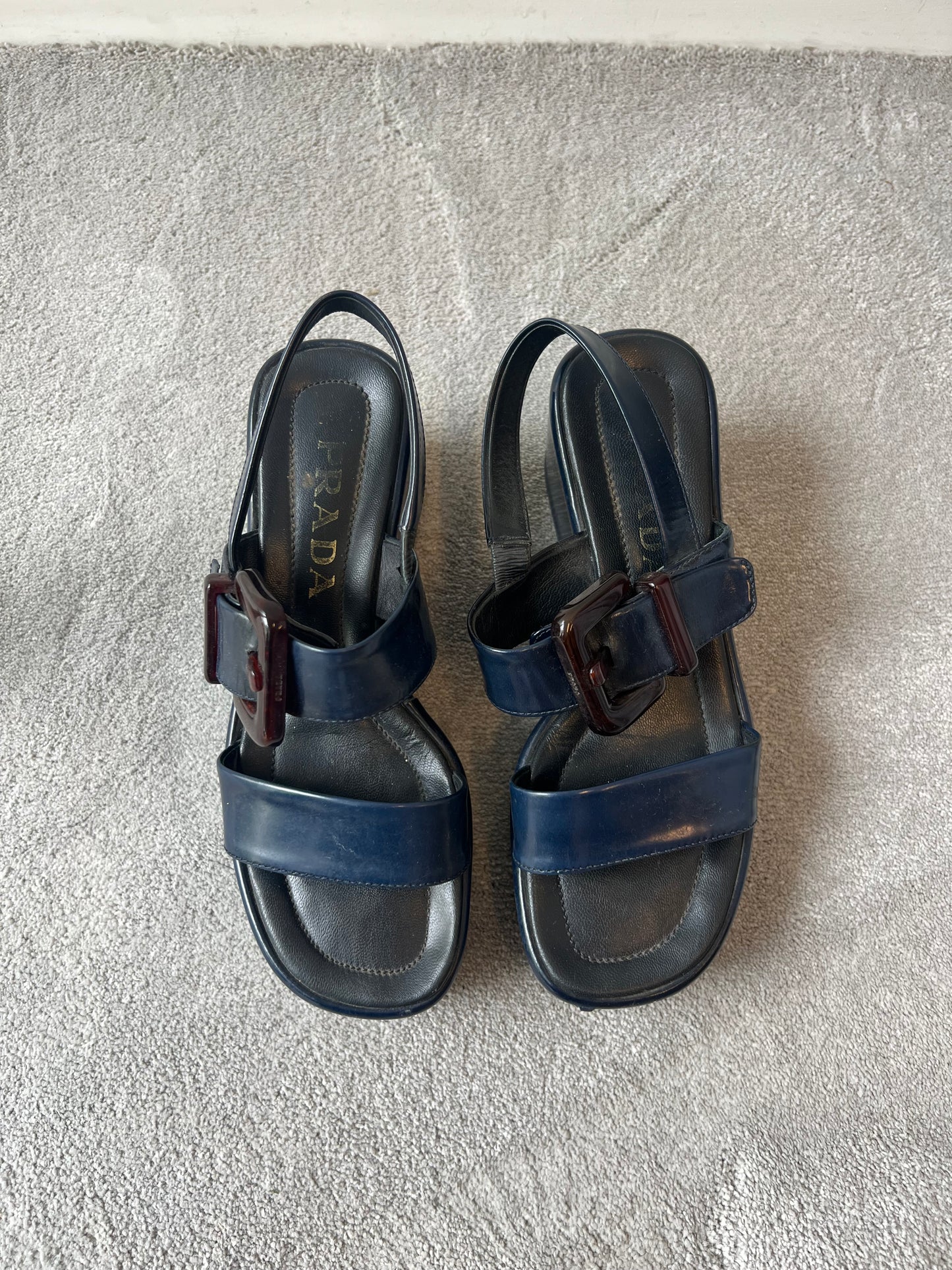 Prada Platform Sandals