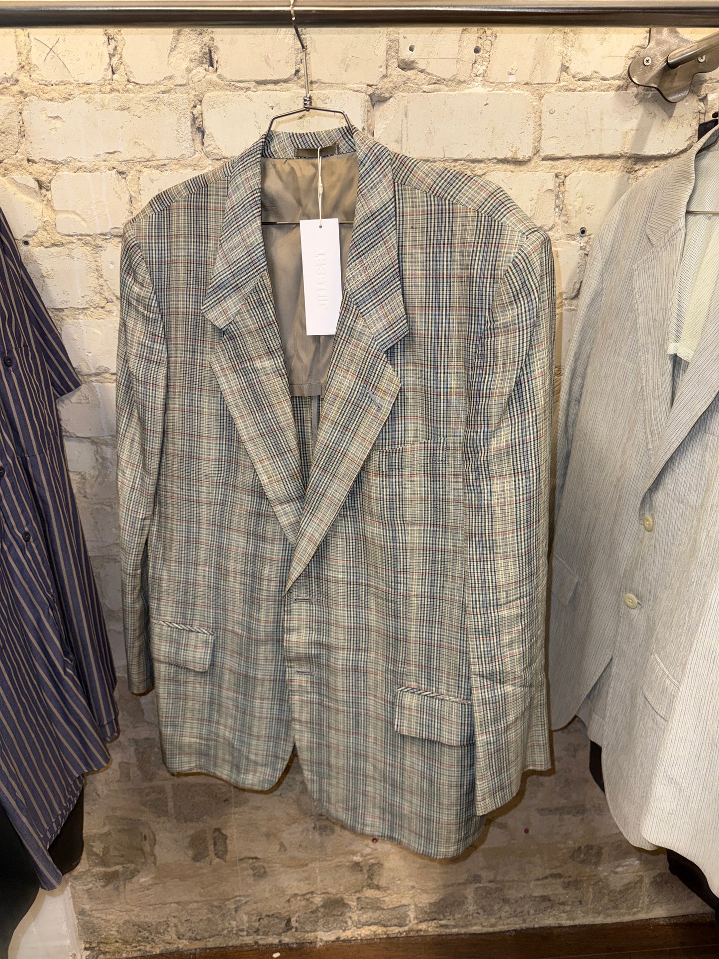 Christian Dior Monsieur Plaid Sportswear Blazer