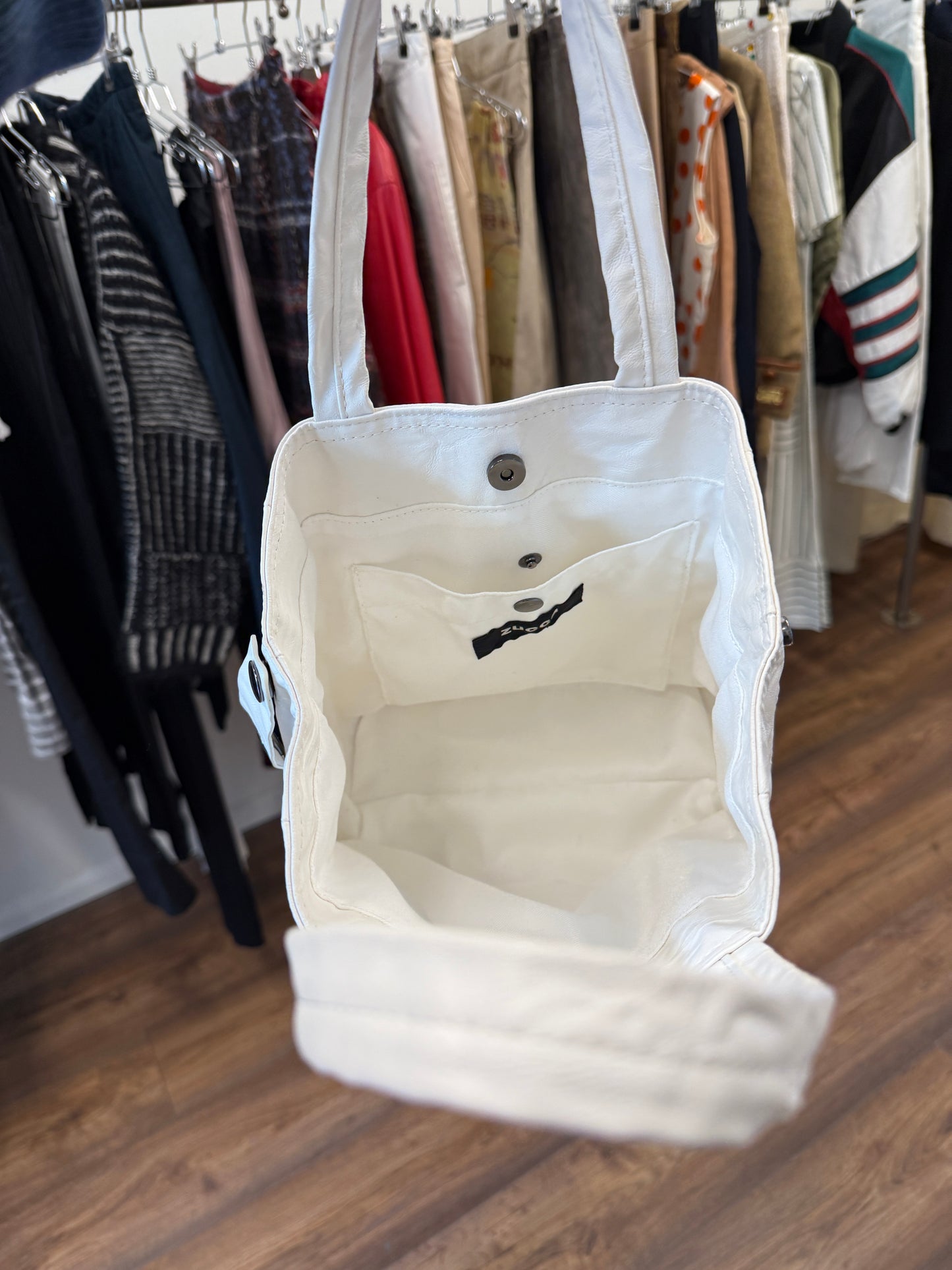 Zucca Faux Leather Mini Tote