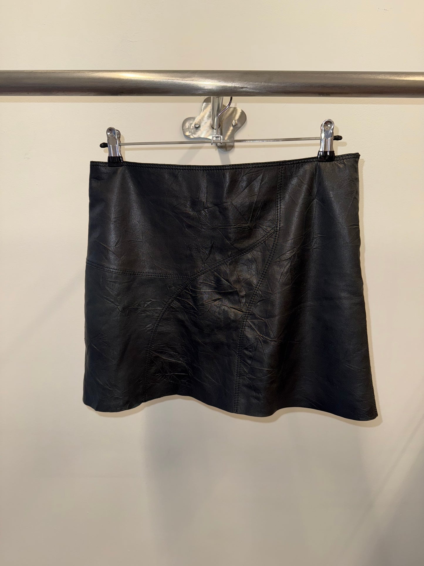Comptoir des Cotonniers Leather Mini Skirt